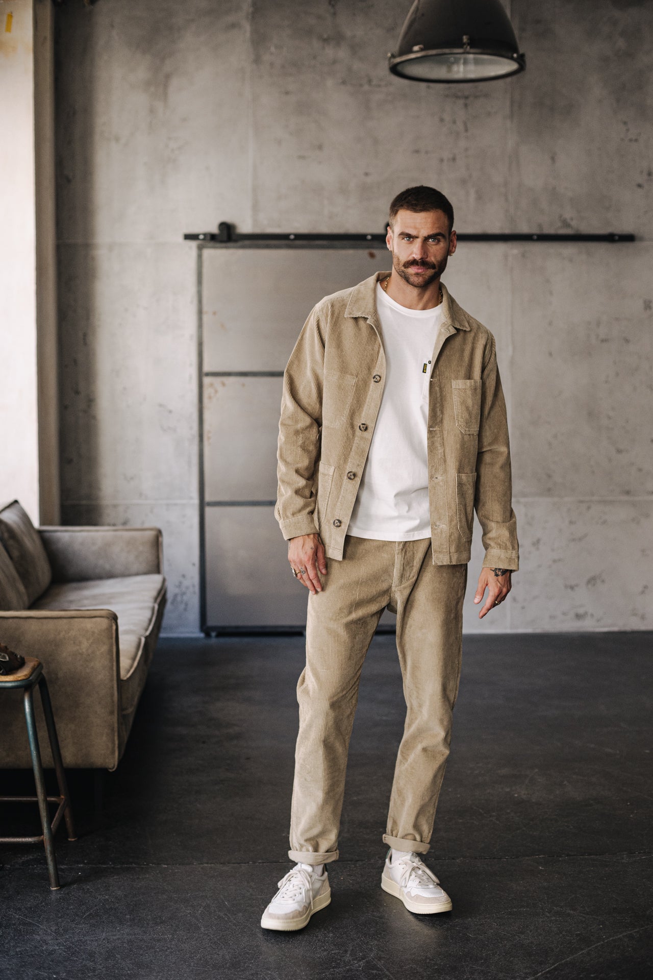 Veste Workwear Unisex Barney Fitil abbey stone | Freeman T. Porter