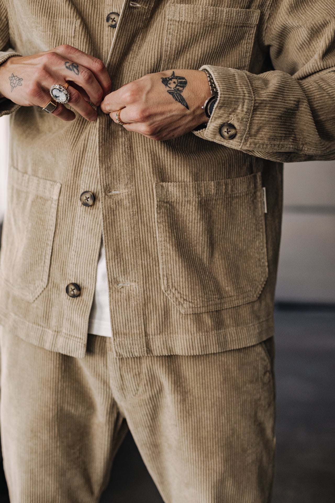 Veste Workwear Unisex Barney Fitil abbey stone | Freeman T. Porter