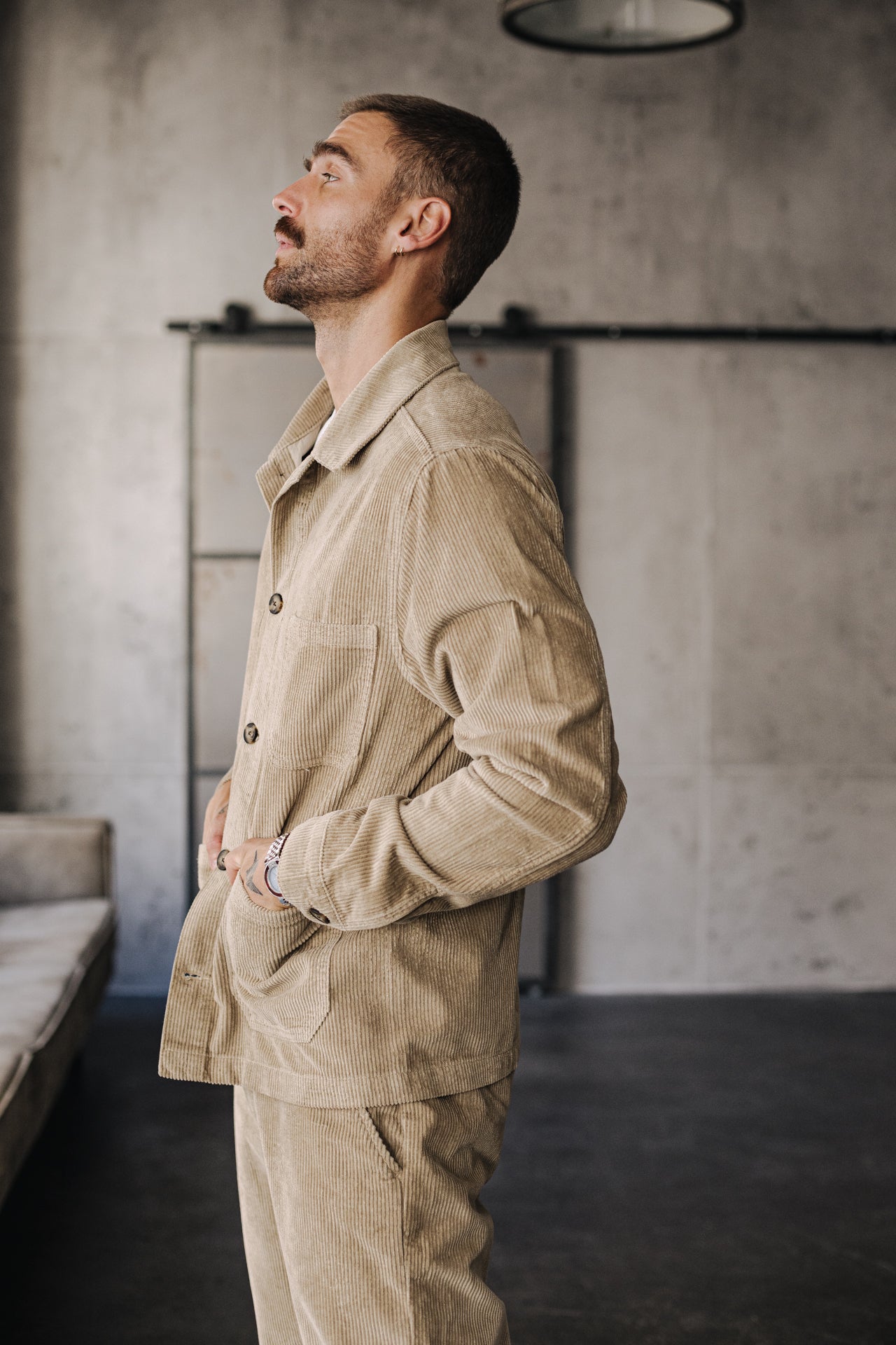 Veste Workwear Unisex Barney Fitil abbey stone | Freeman T. Porter