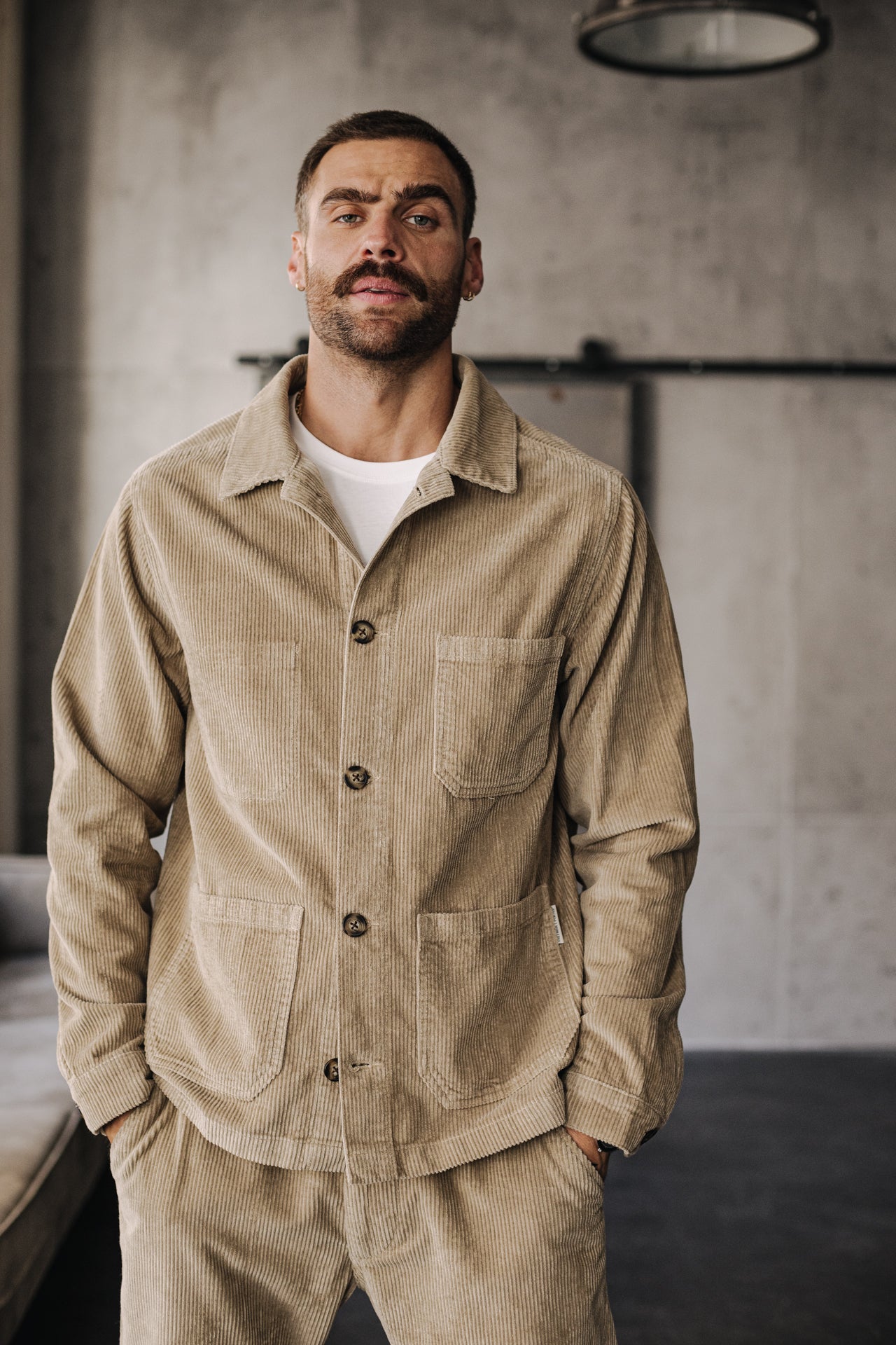 Veste Workwear Unisex Barney Fitil abbey stone | Freeman T. Porter