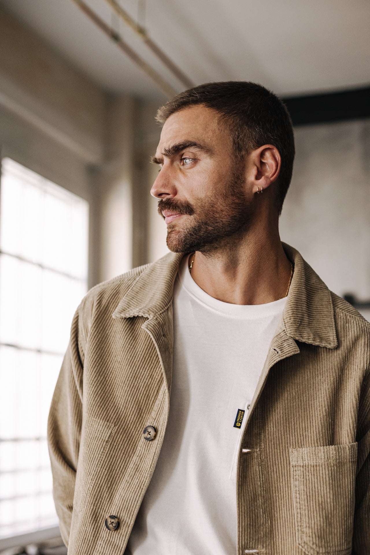 Veste Workwear Unisex Barney Fitil abbey stone | Freeman T. Porter