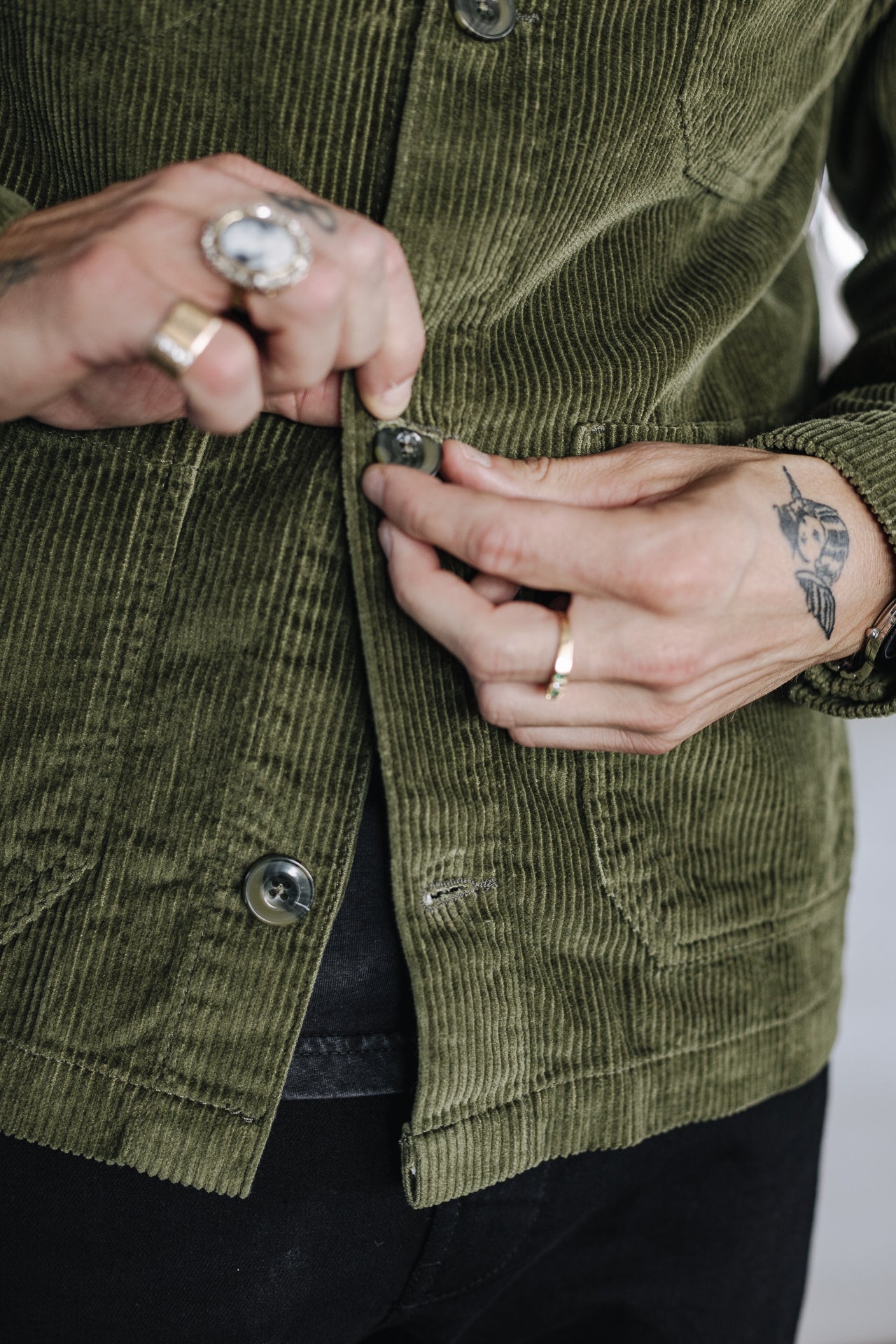 Veste Workwear Unisex Barney Fitil deep lichen green | Freeman T. Porter