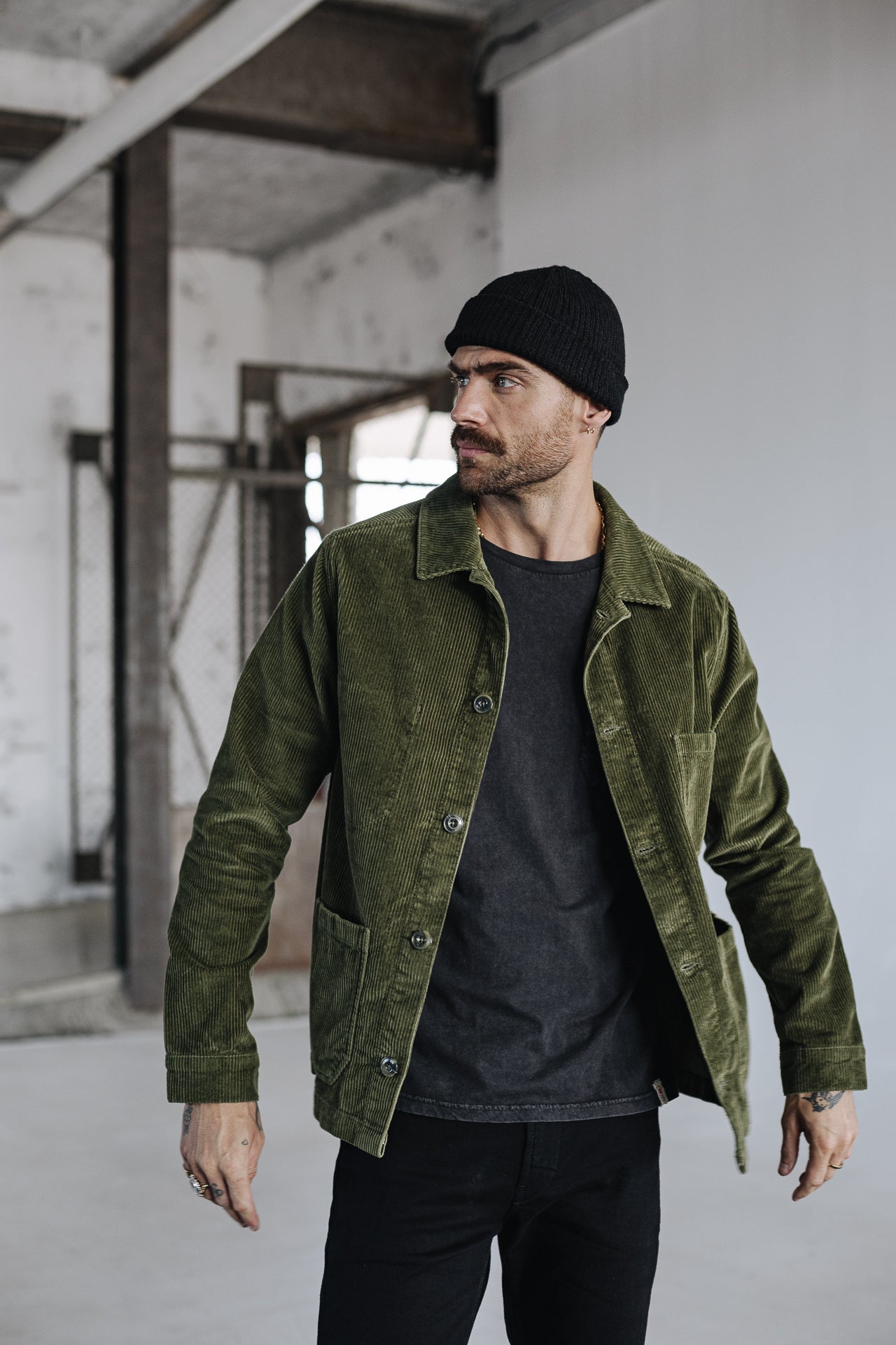 Veste Workwear Unisex Barney Fitil deep lichen green | Freeman T. Porter