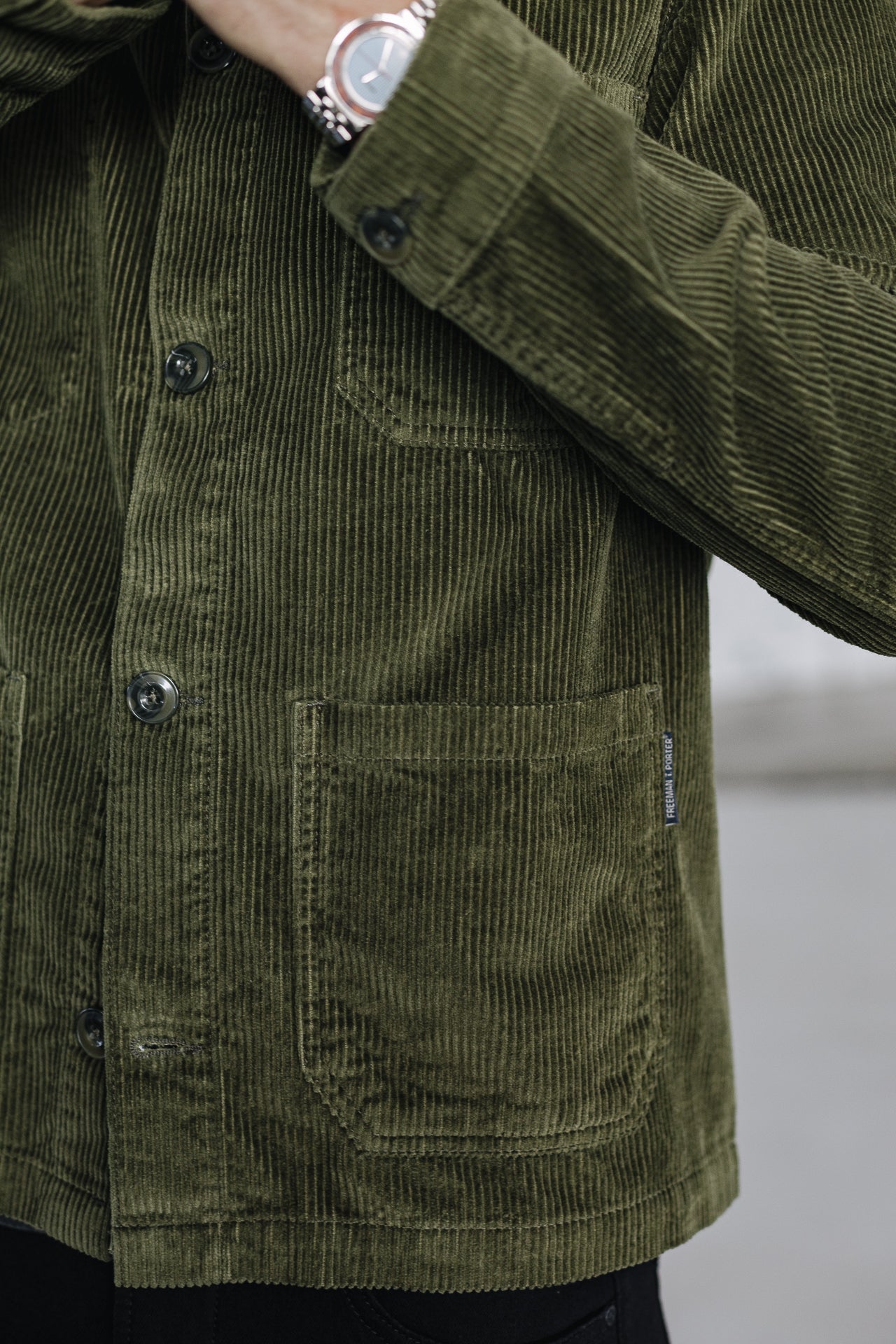 Veste Workwear Unisex Barney Fitil deep lichen green | Freeman T. Porter