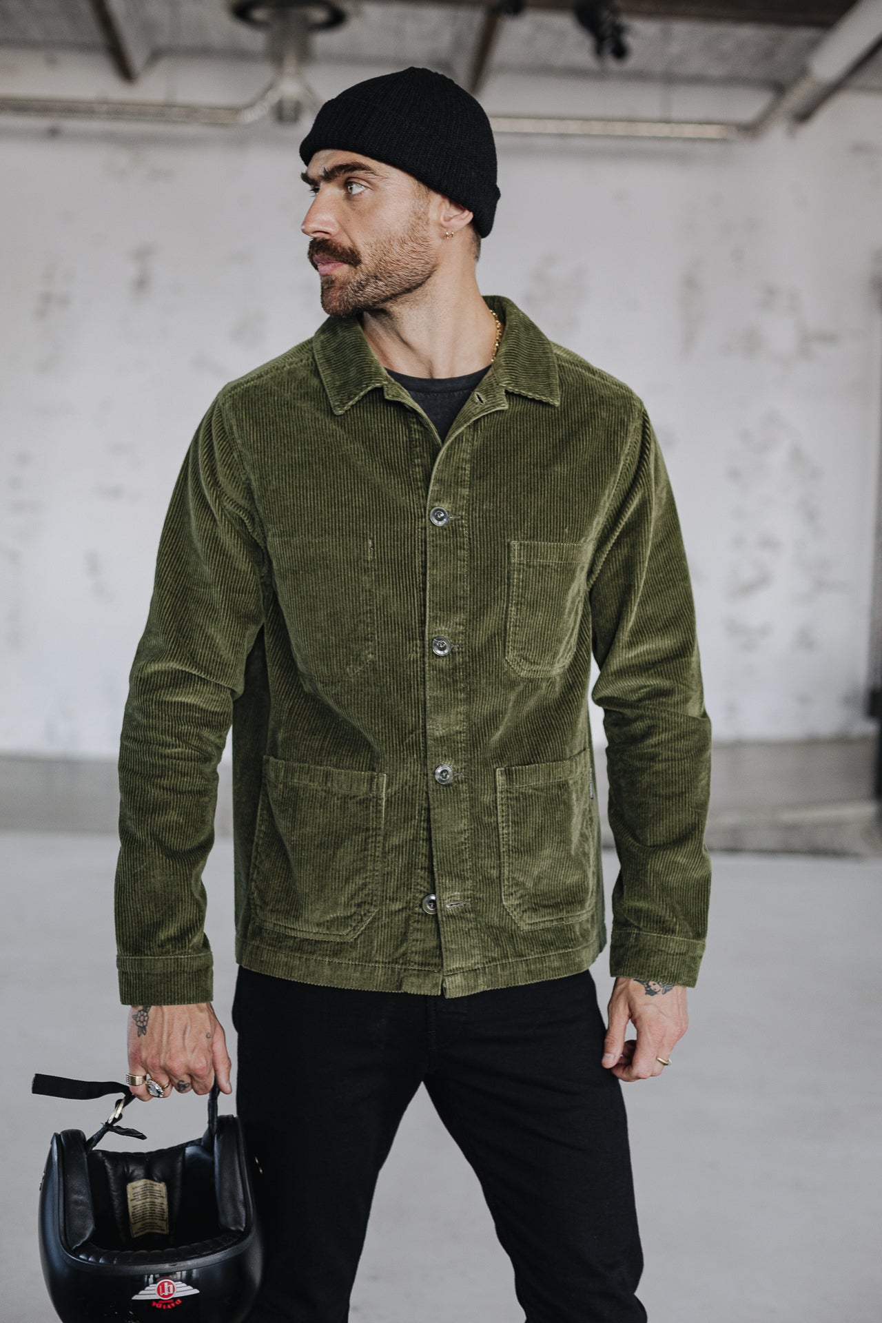 Veste Workwear Unisex Barney Fitil deep lichen green | Freeman T. Porter