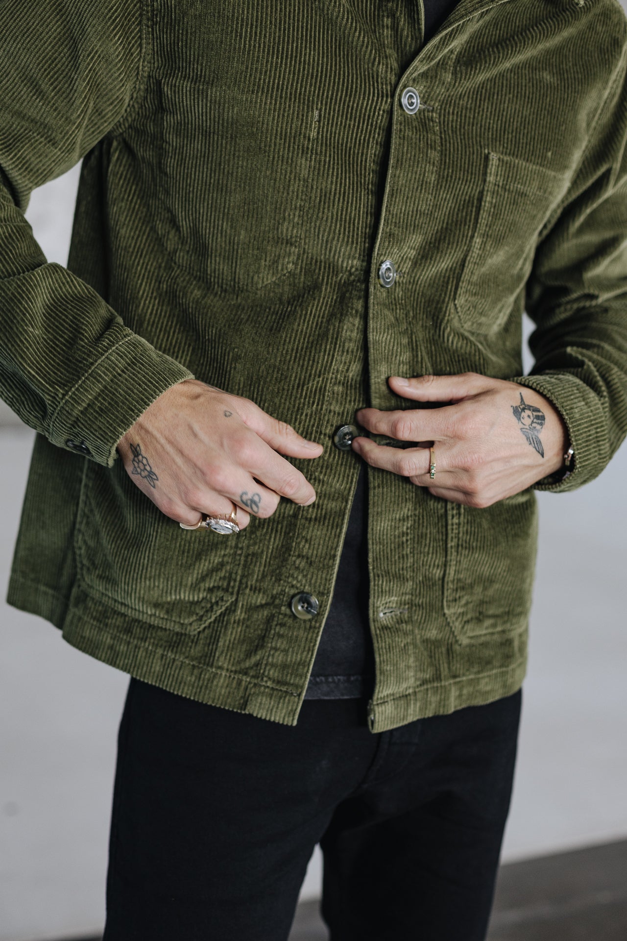 Veste Workwear Unisex Barney Fitil deep lichen green | Freeman T. Porter
