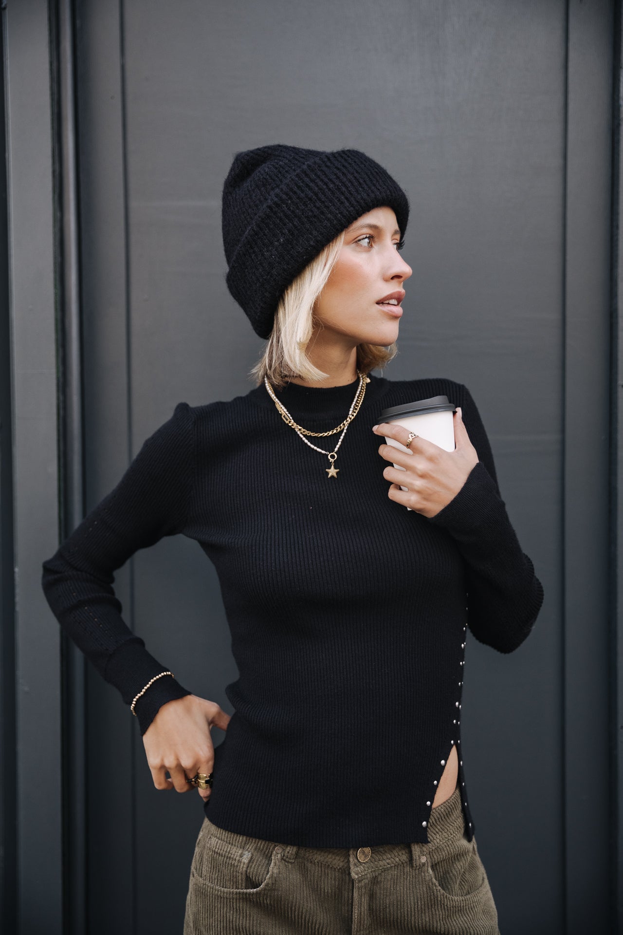Pull manches longues Femme Philona black | Freeman T. Porter
