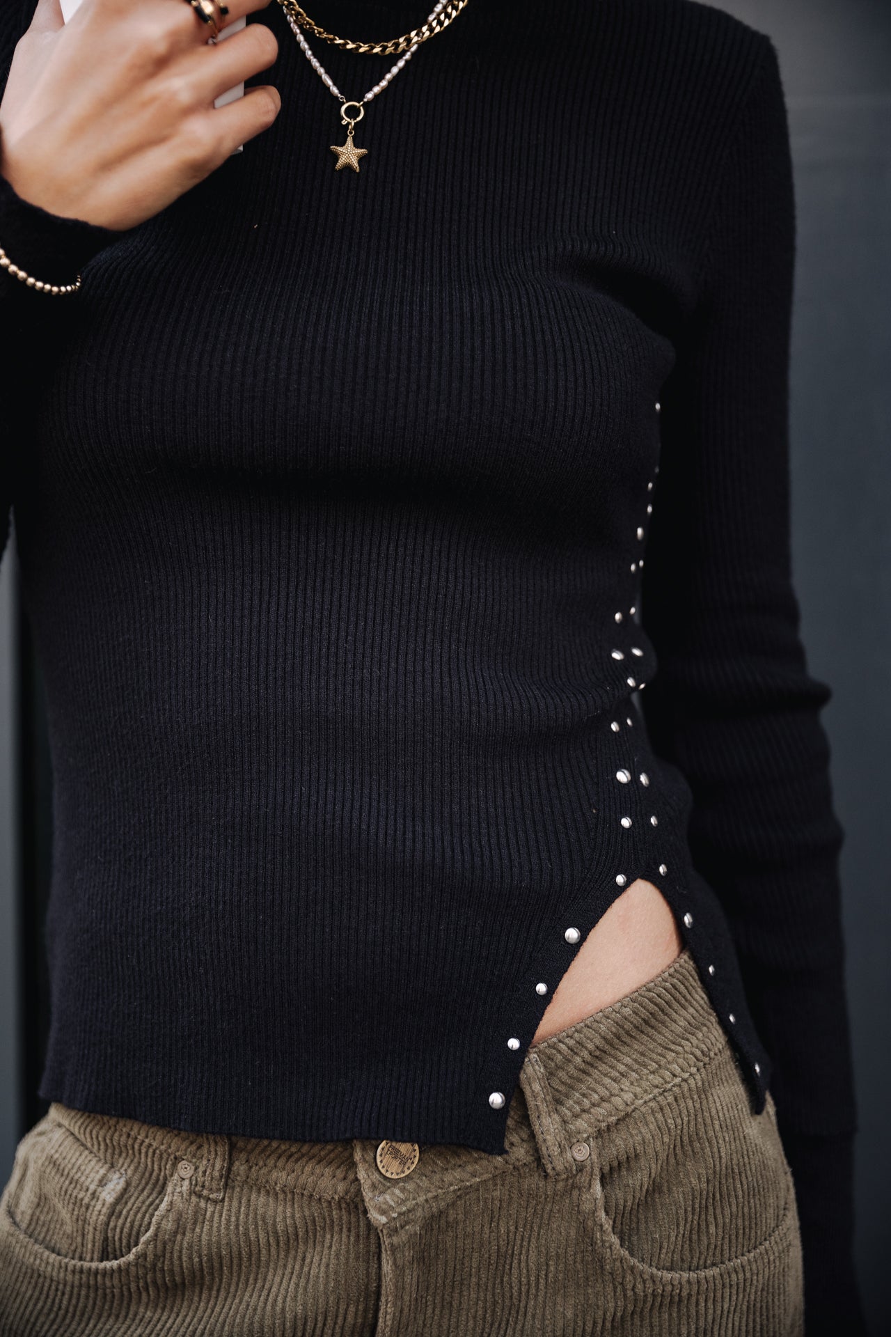 Pull manches longues Femme Philona black | Freeman T. Porter
