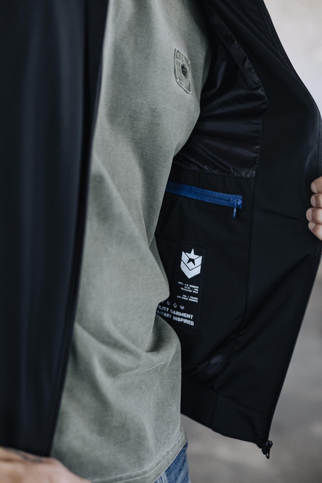 Veste bomber Homme Nelson black | Freeman T. Porter