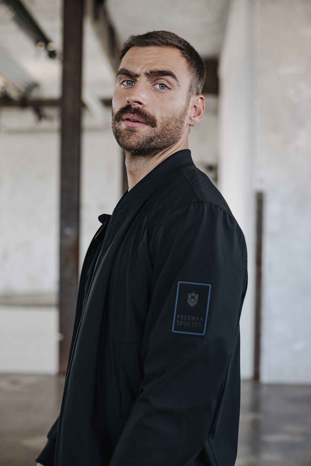 Veste bomber Homme Nelson black | Freeman T. Porter