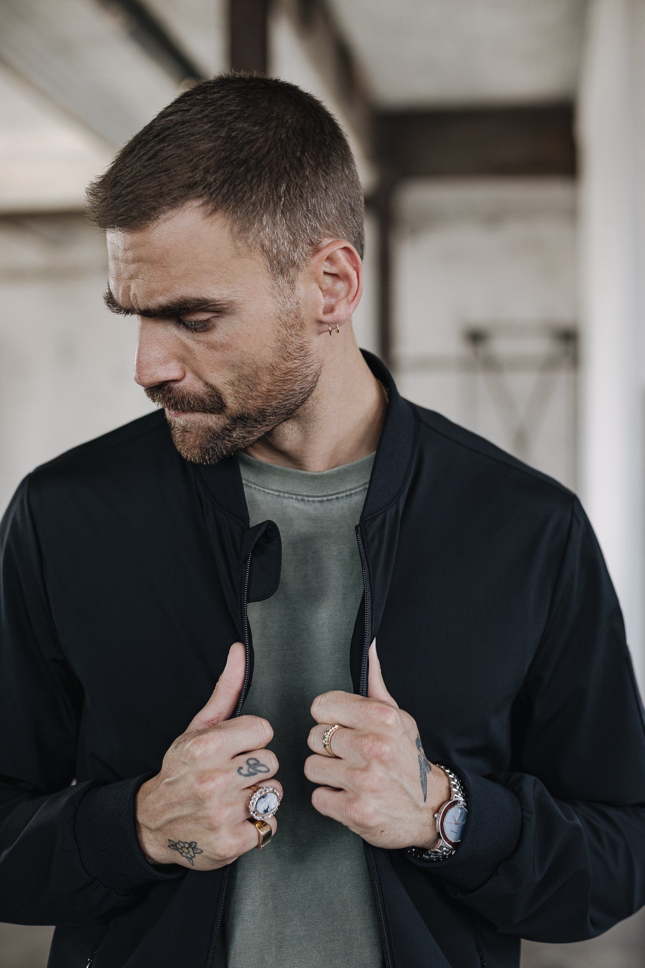 Veste bomber Homme Nelson black | Freeman T. Porter