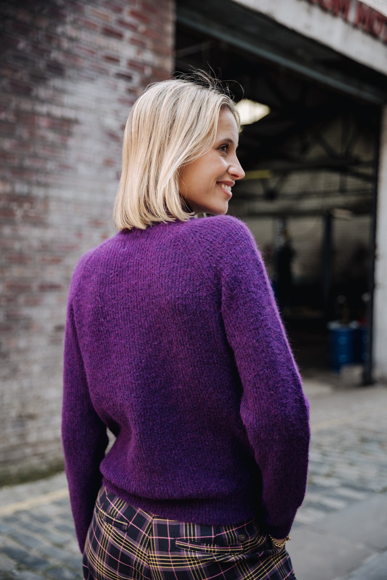 Pull manches longues Femme Princess imperial purple | Freeman T. Porter