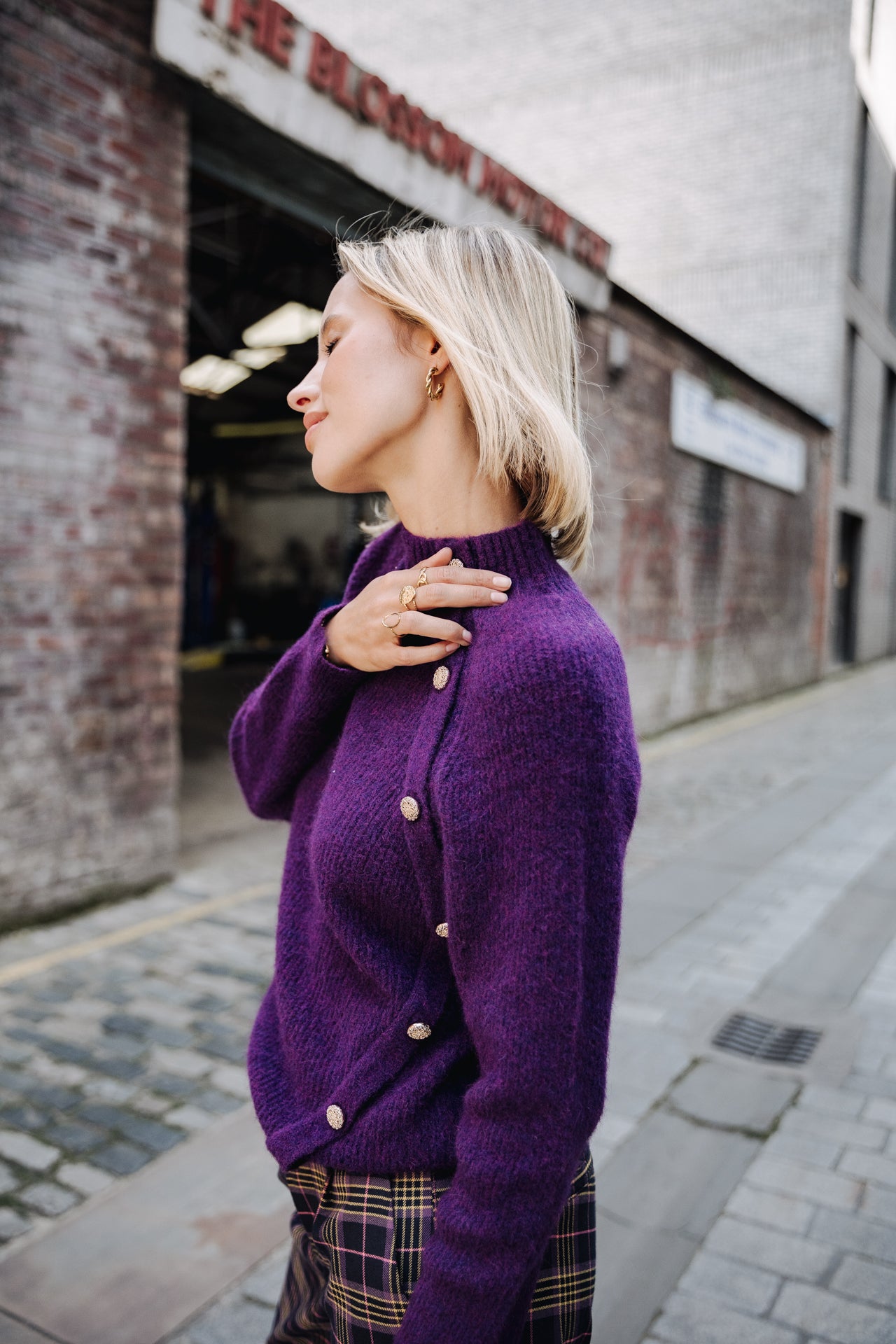 Pull manches longues Femme Princess imperial purple | Freeman T. Porter