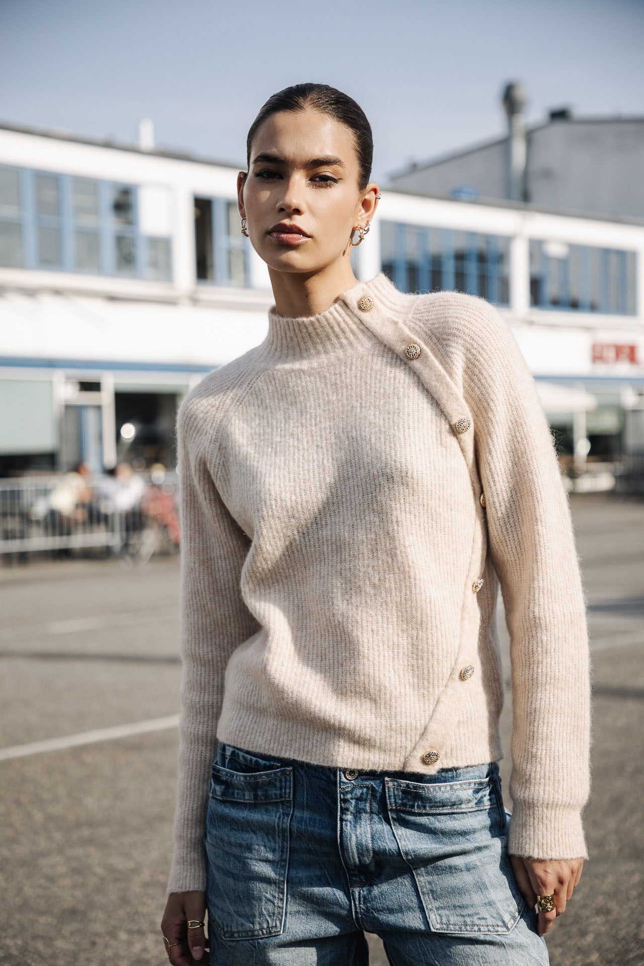 Pull manches longues Woman Princess light beige | Freeman T. Porter