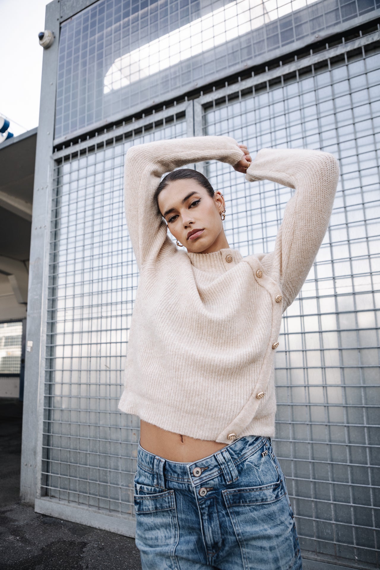 Pull manches longues Woman Princess light beige | Freeman T. Porter