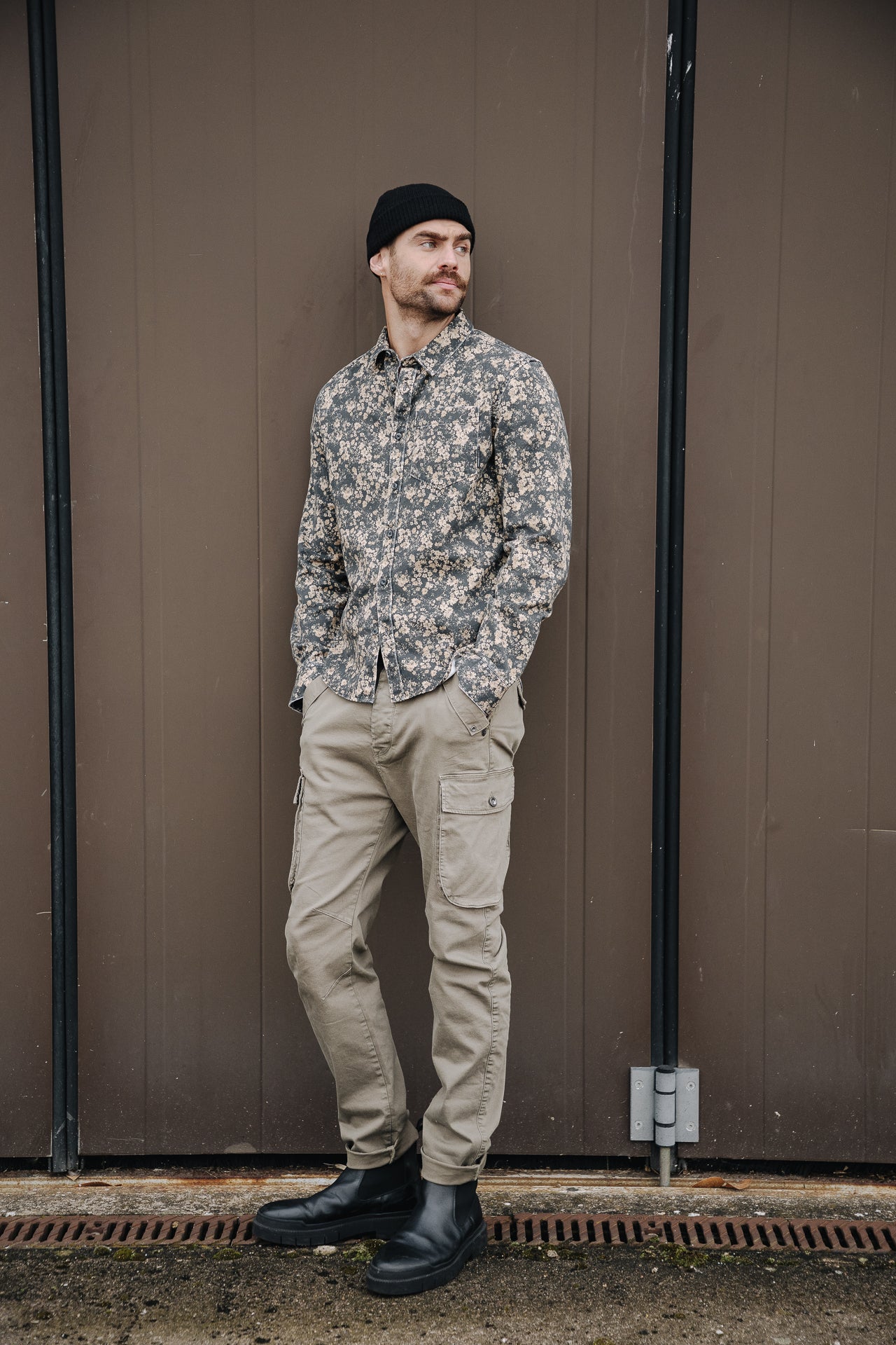Chemise manches longues Men Jeremiah Gab Flower original | Freeman T. Porter