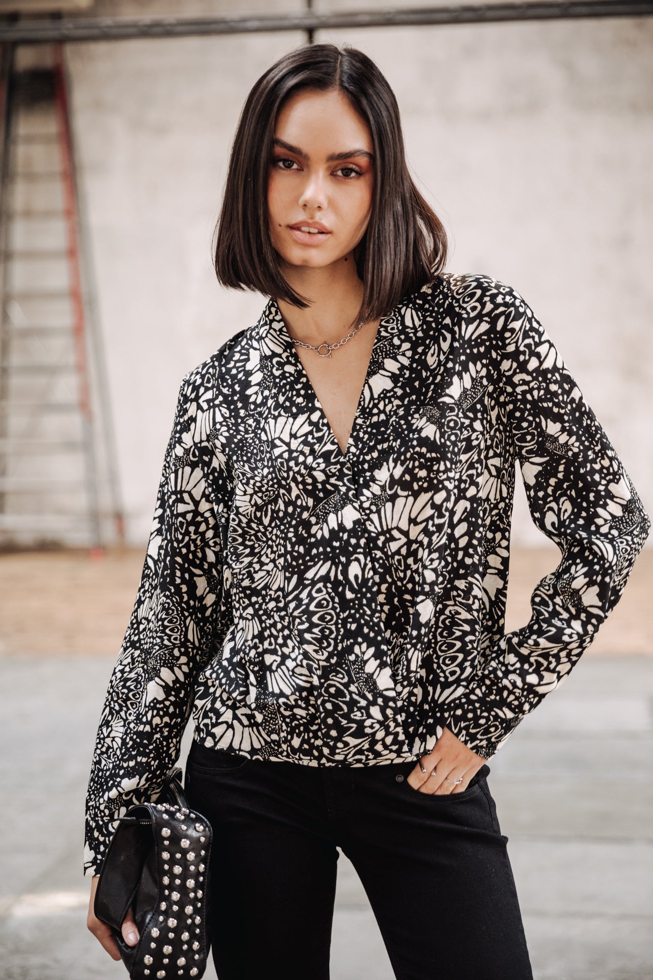 Top manches longues Femme Belona Beetle black | Freeman T. Porter