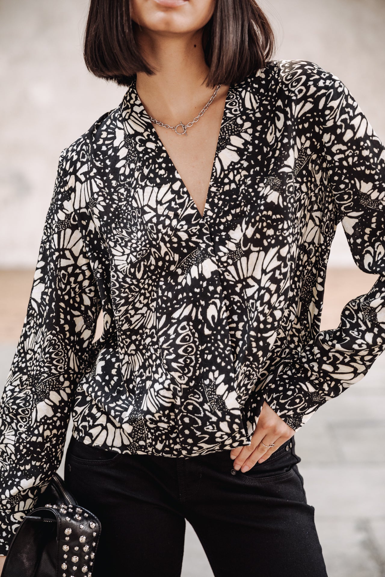 Top manches longues Femme Belona Beetle black | Freeman T. Porter