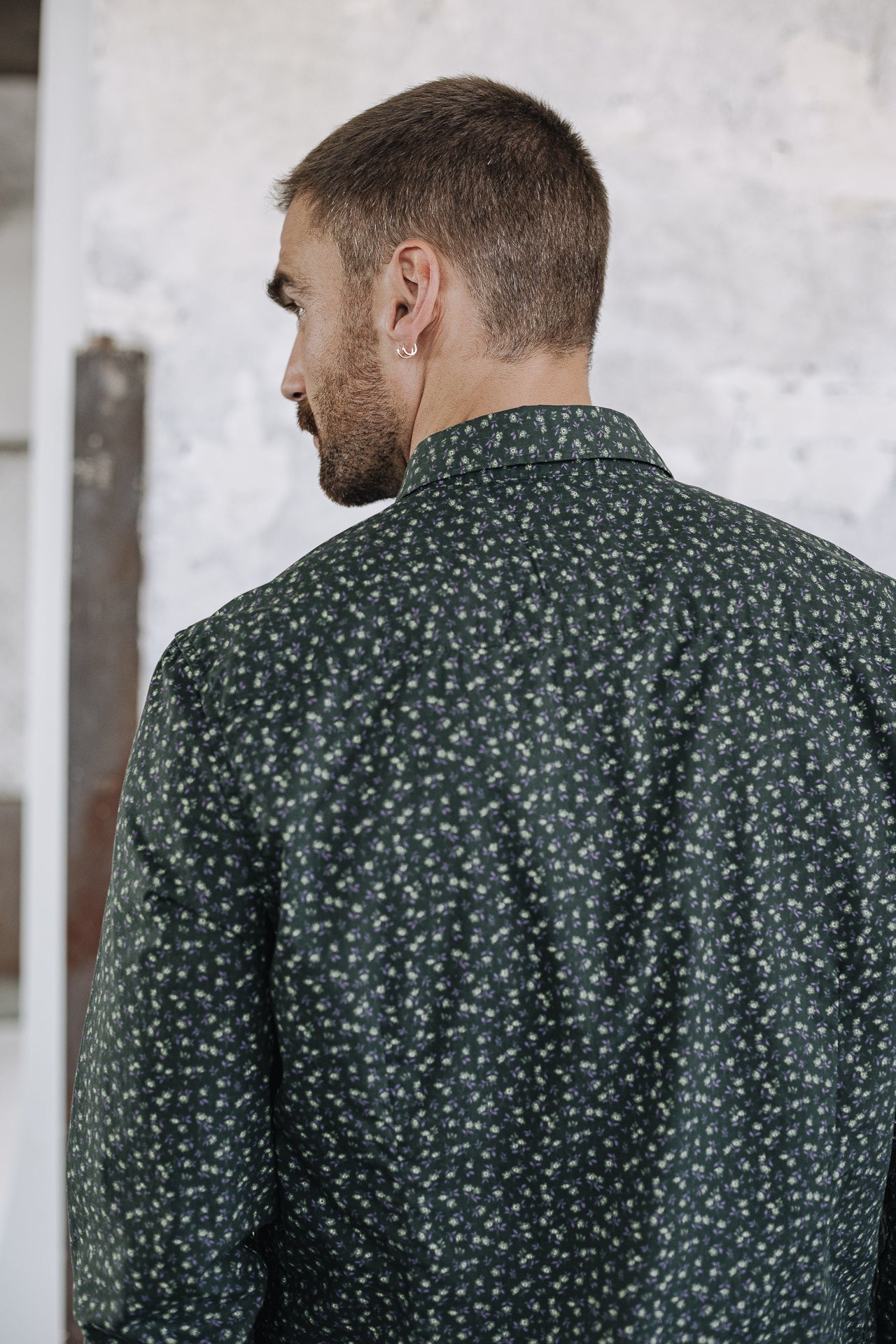 Chemise manches longues Men Yoris Floreal green gables | Freeman T. Porter