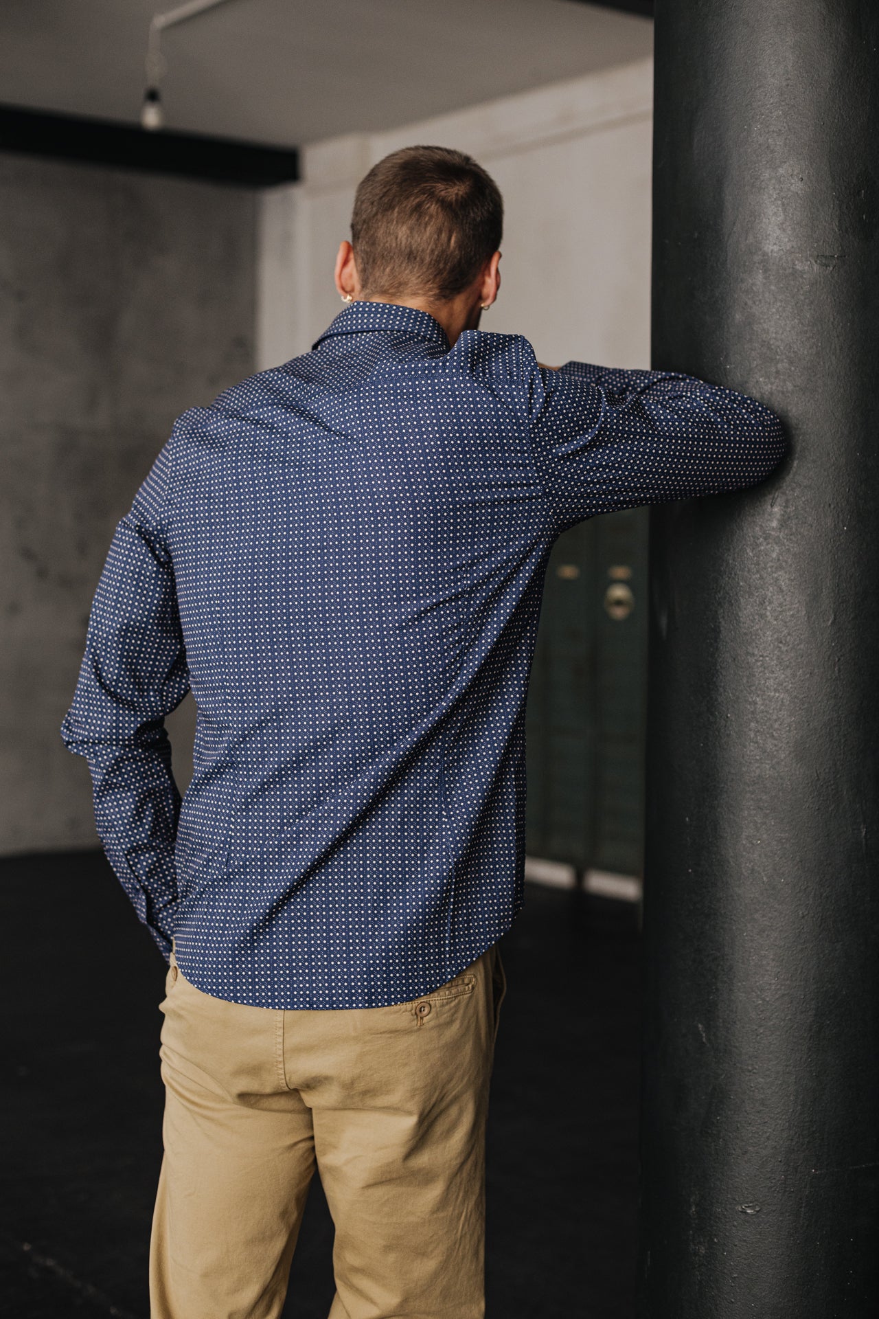 Chemise ajustée Homme Yoris Puntini peacoat | Freeman T. Porter