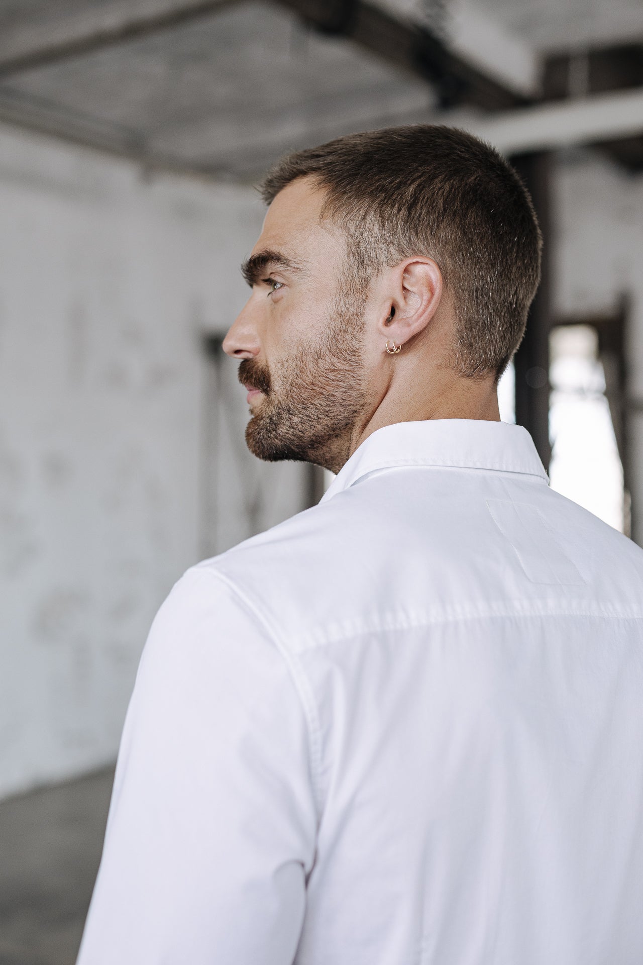 Chemise manches longues Men Yoris Poplin Stretch white | Freeman T. Porter