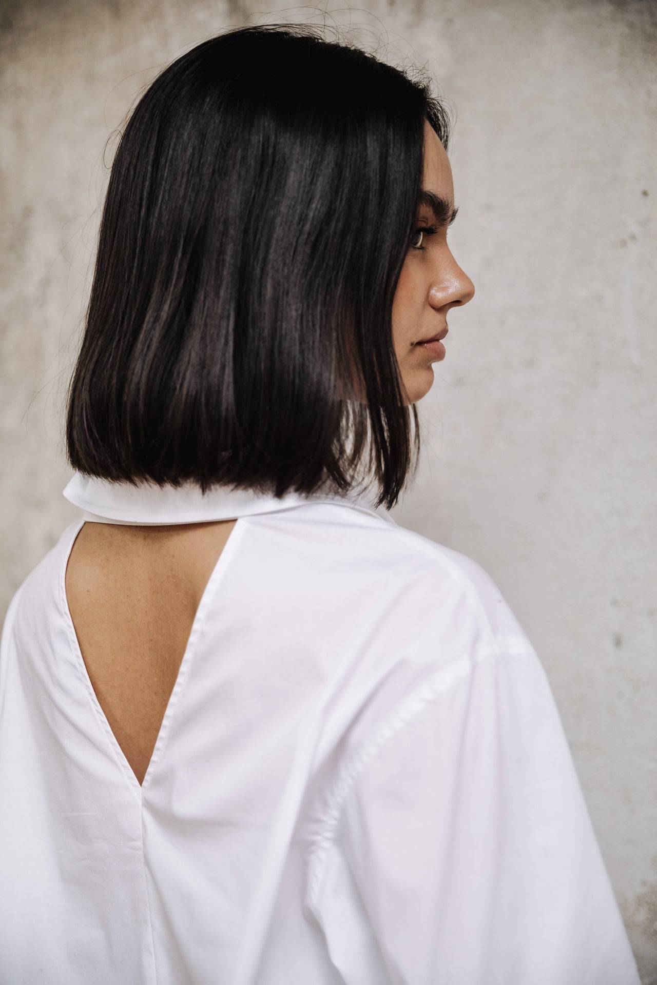 Chemise style Boyfriend Mujer Caretta Plain white | Freeman T. Porter