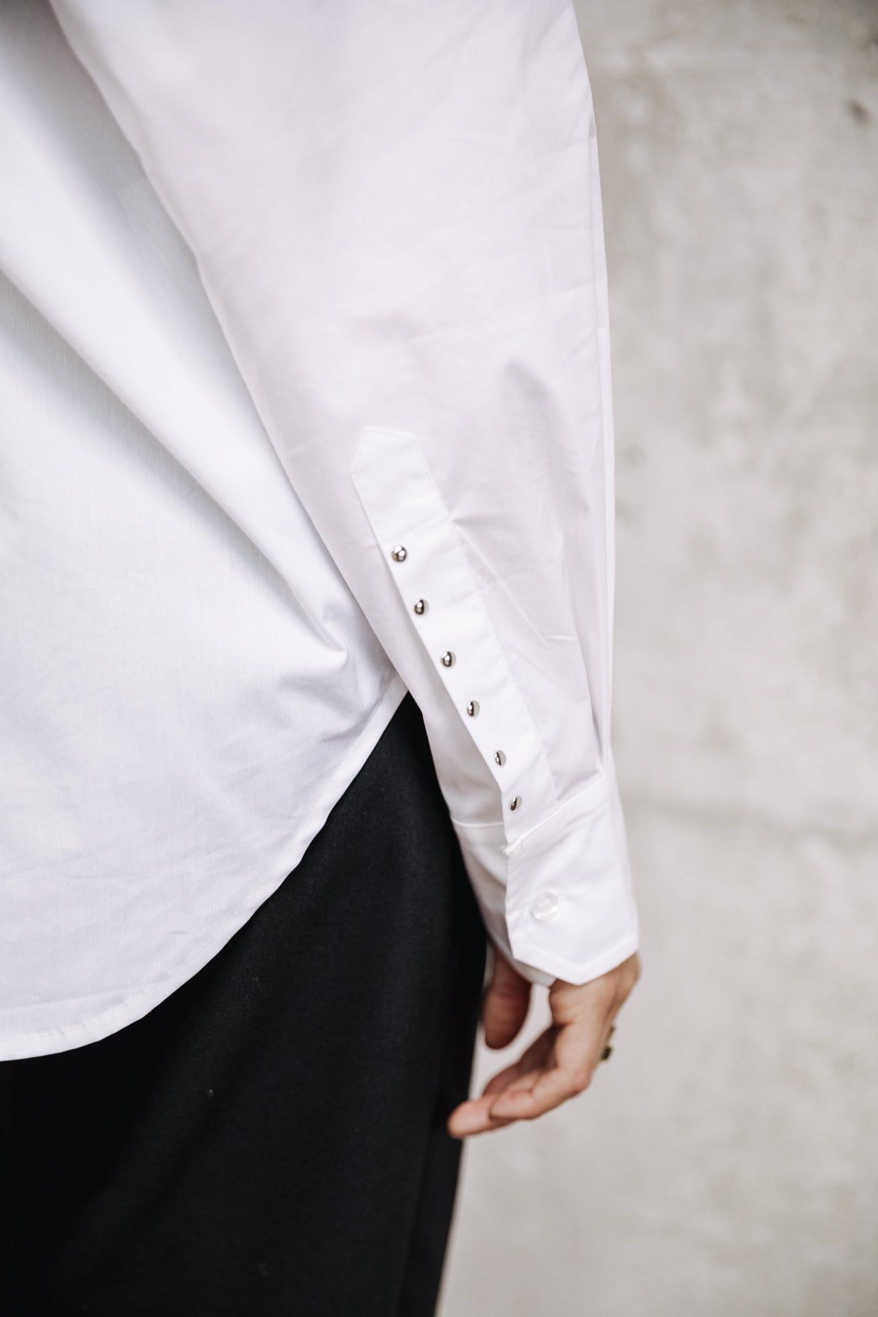 Chemise style Boyfriend Mujer Caretta Plain white | Freeman T. Porter