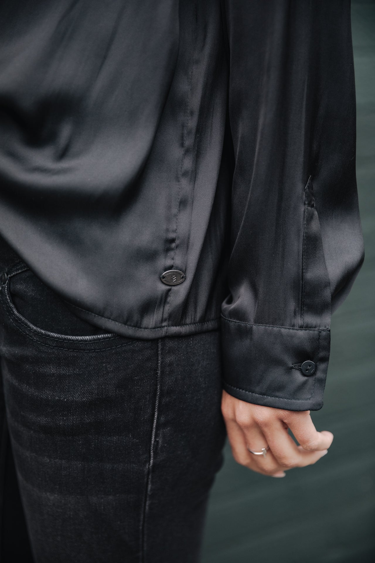 Chemise manches longues Mujer Clorisse Plain black | Freeman T. Porter