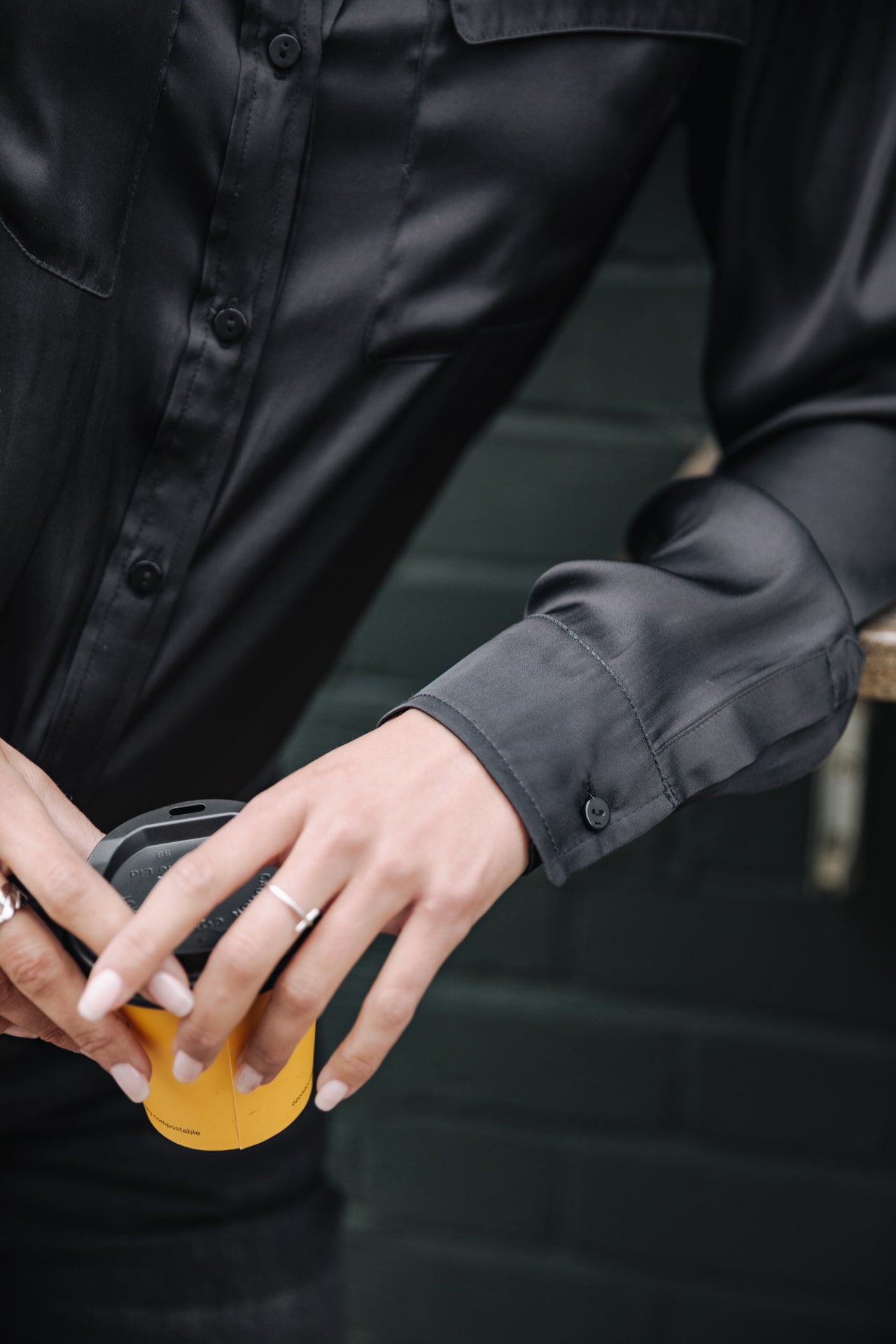Chemise manches longues Mujer Clorisse Plain black | Freeman T. Porter