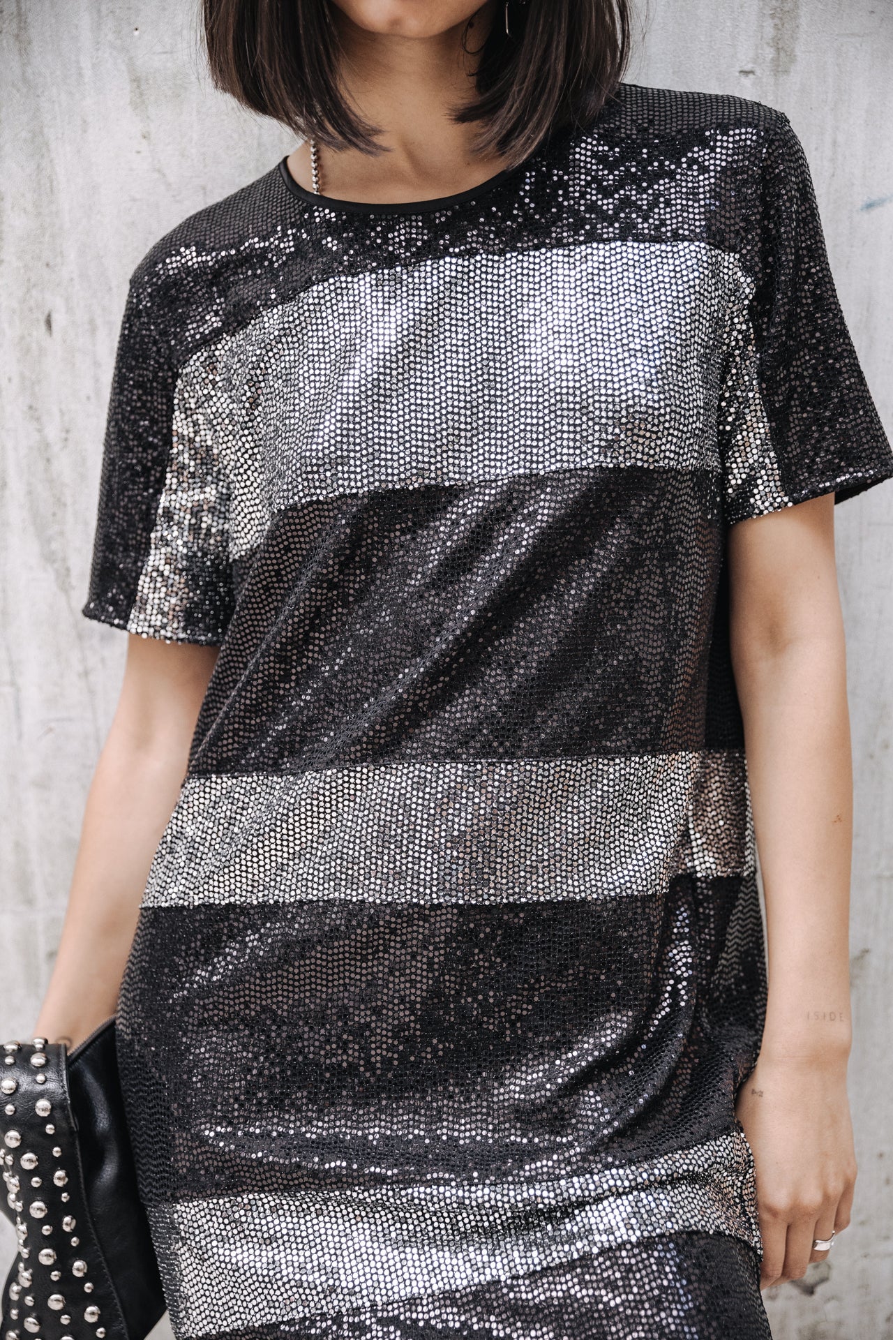 Robe à sequins Frau Ritchie black | Freeman T. Porter