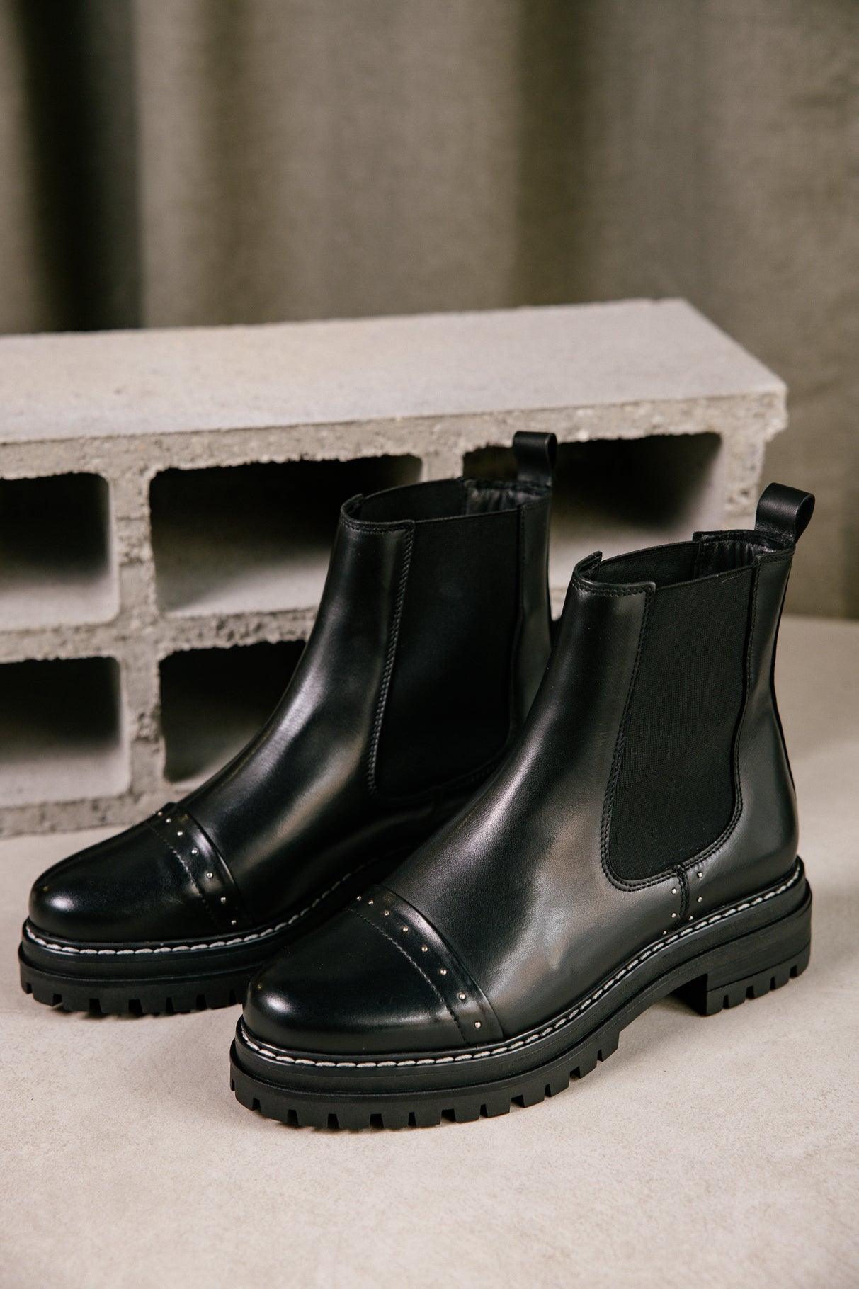 Boots Femme Verena Lisse black | Freeman T. Porter