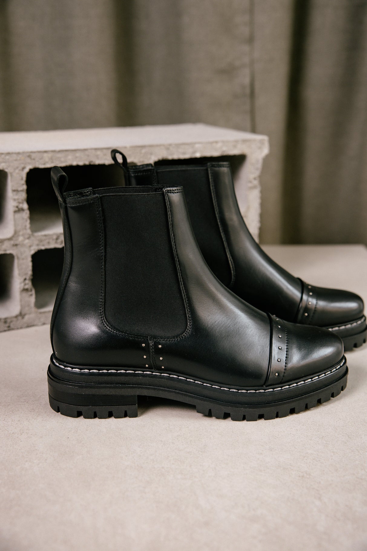 Boots Femme Verena Lisse black | Freeman T. Porter