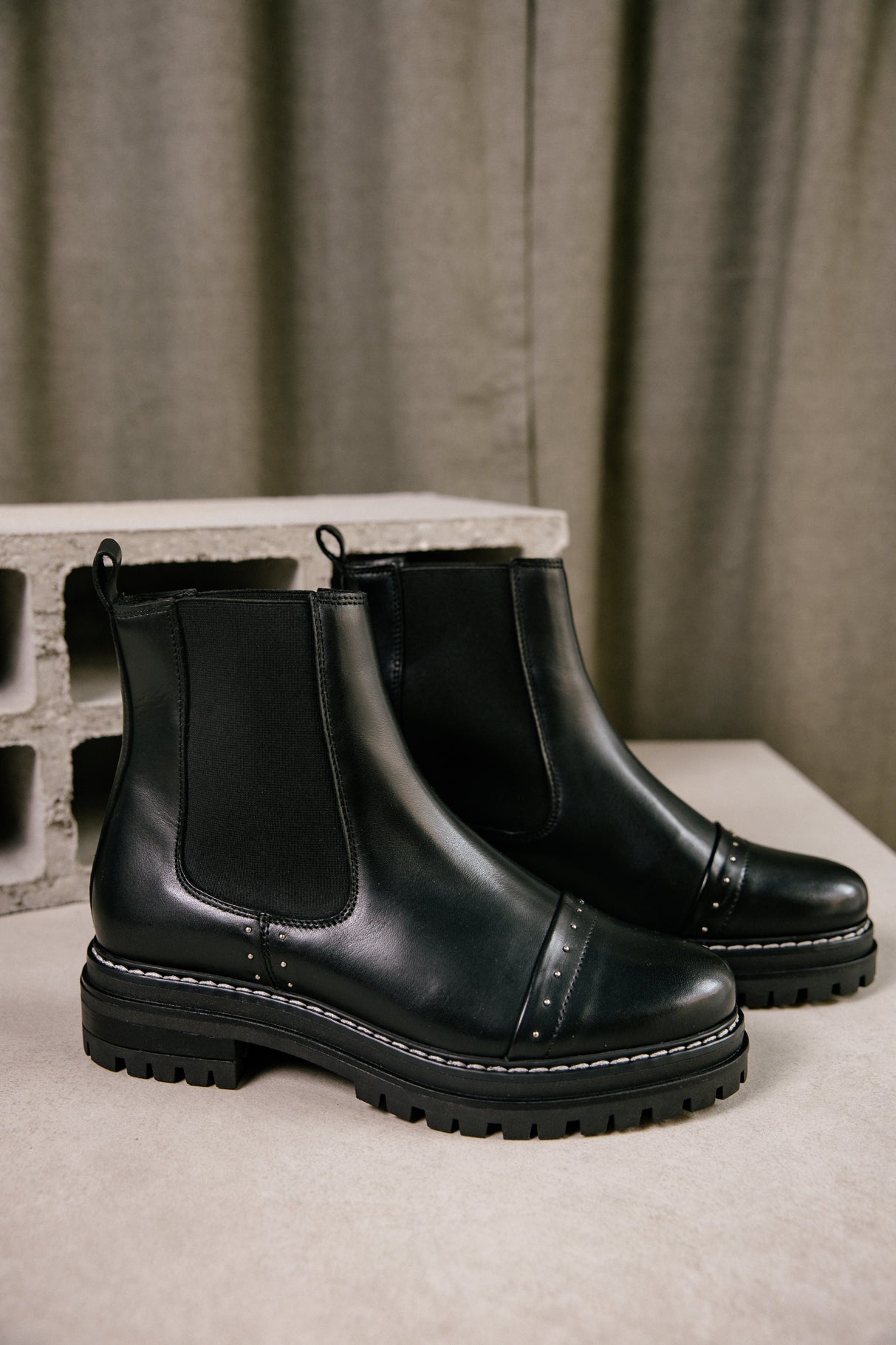 Boots Femme Verena Lisse black | Freeman T. Porter