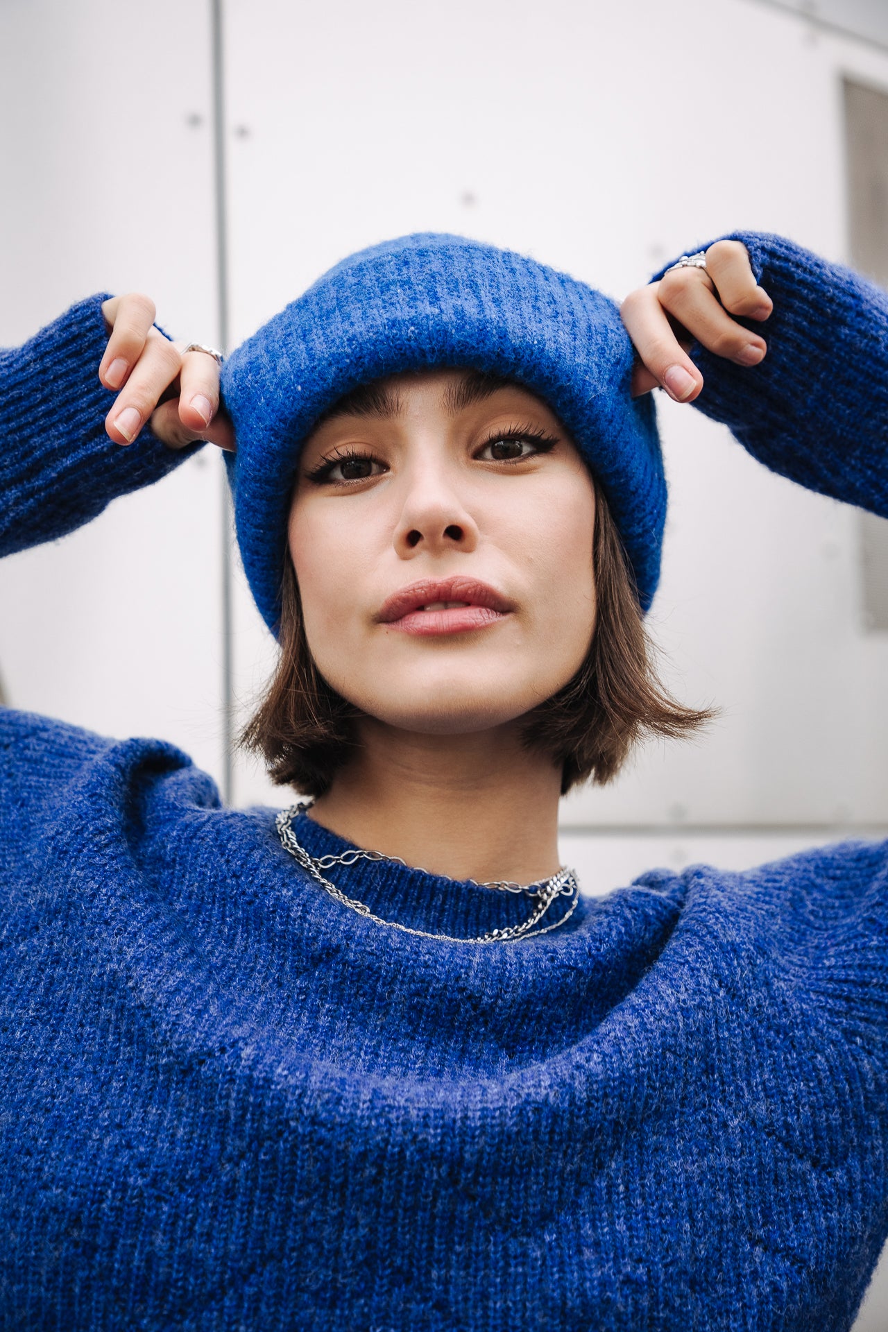 Bonnet Femme Heddie electric blue | Freeman T. Porter