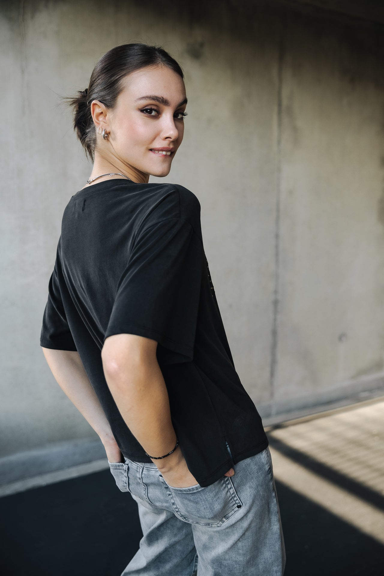 T-Shirt manches courtes Woman Trade Artsy black | Freeman T. Porter