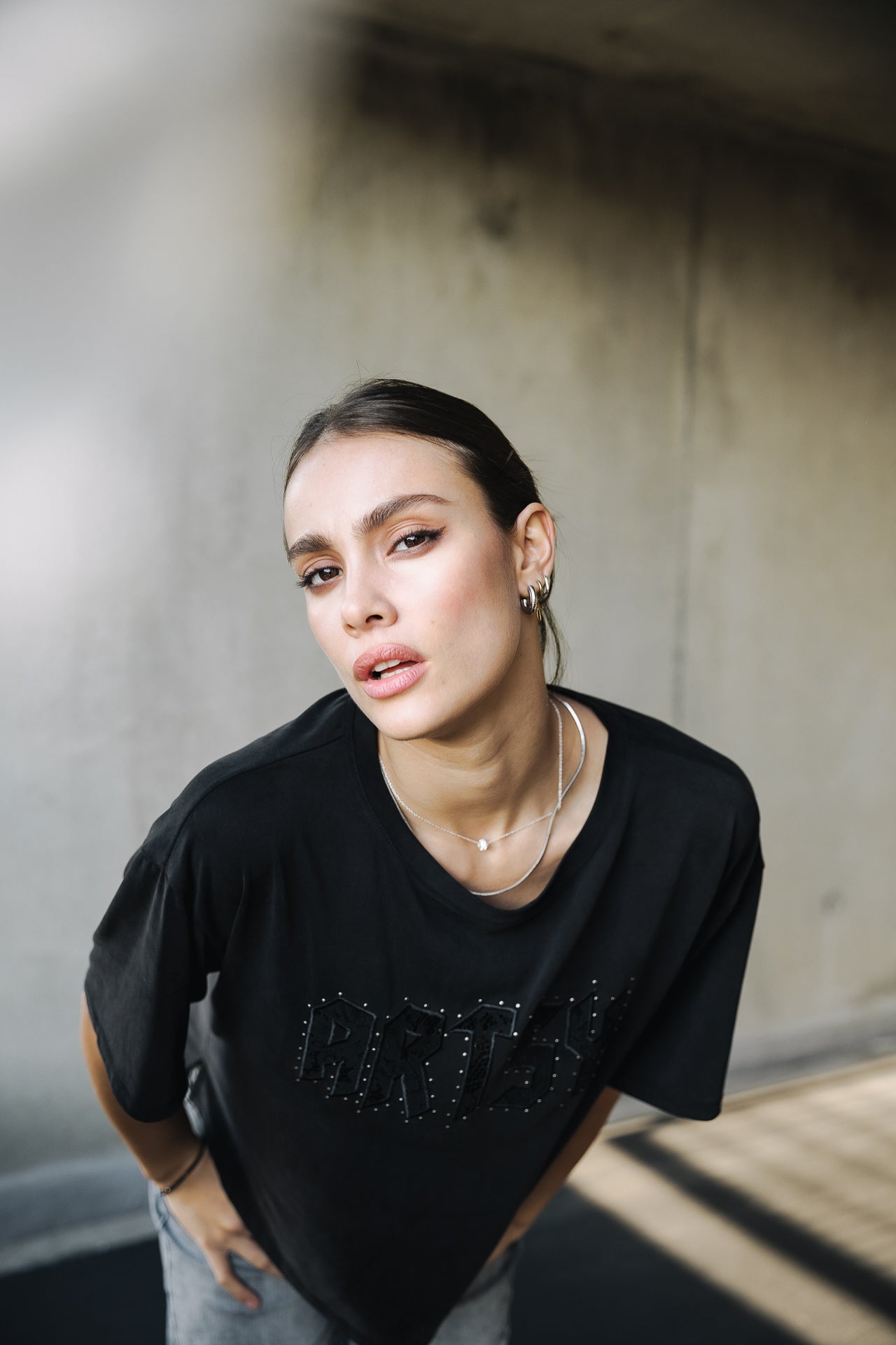 T-Shirt manches courtes Woman Trade Artsy black | Freeman T. Porter