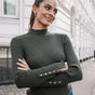 Pull lurex Femme Pryma Lurex forest green | Freeman T. Porter