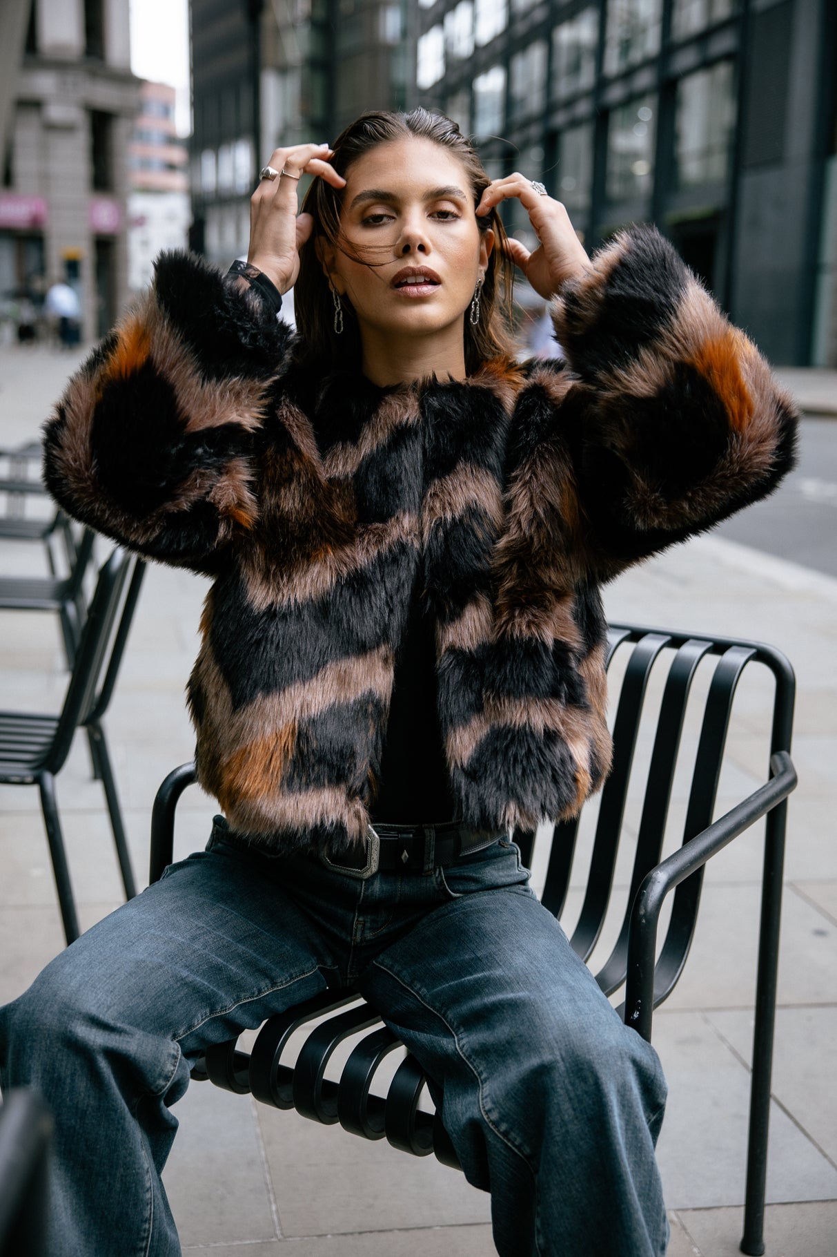 Veste en fourrure Femme Milani Fur original | Freeman T. Porter