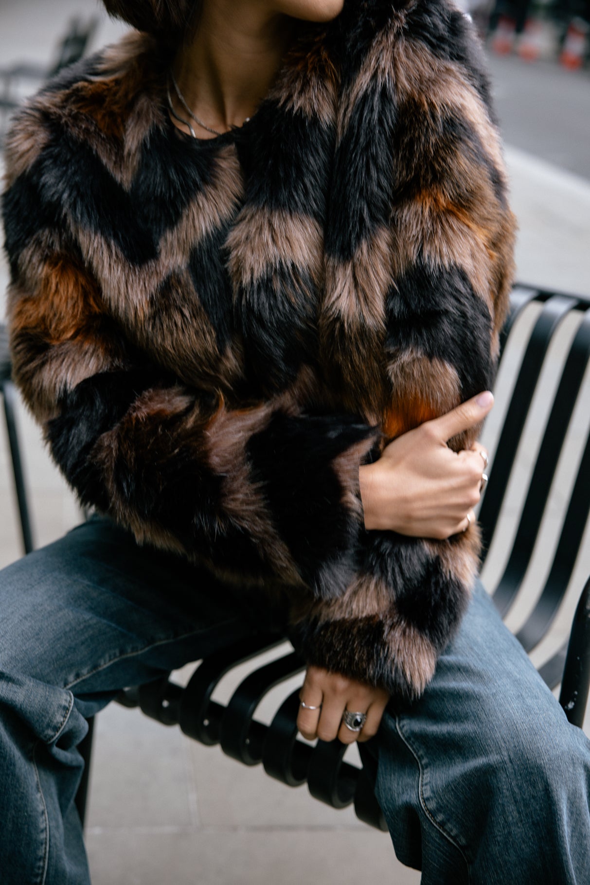 Veste en fourrure Femme Milani Fur original | Freeman T. Porter