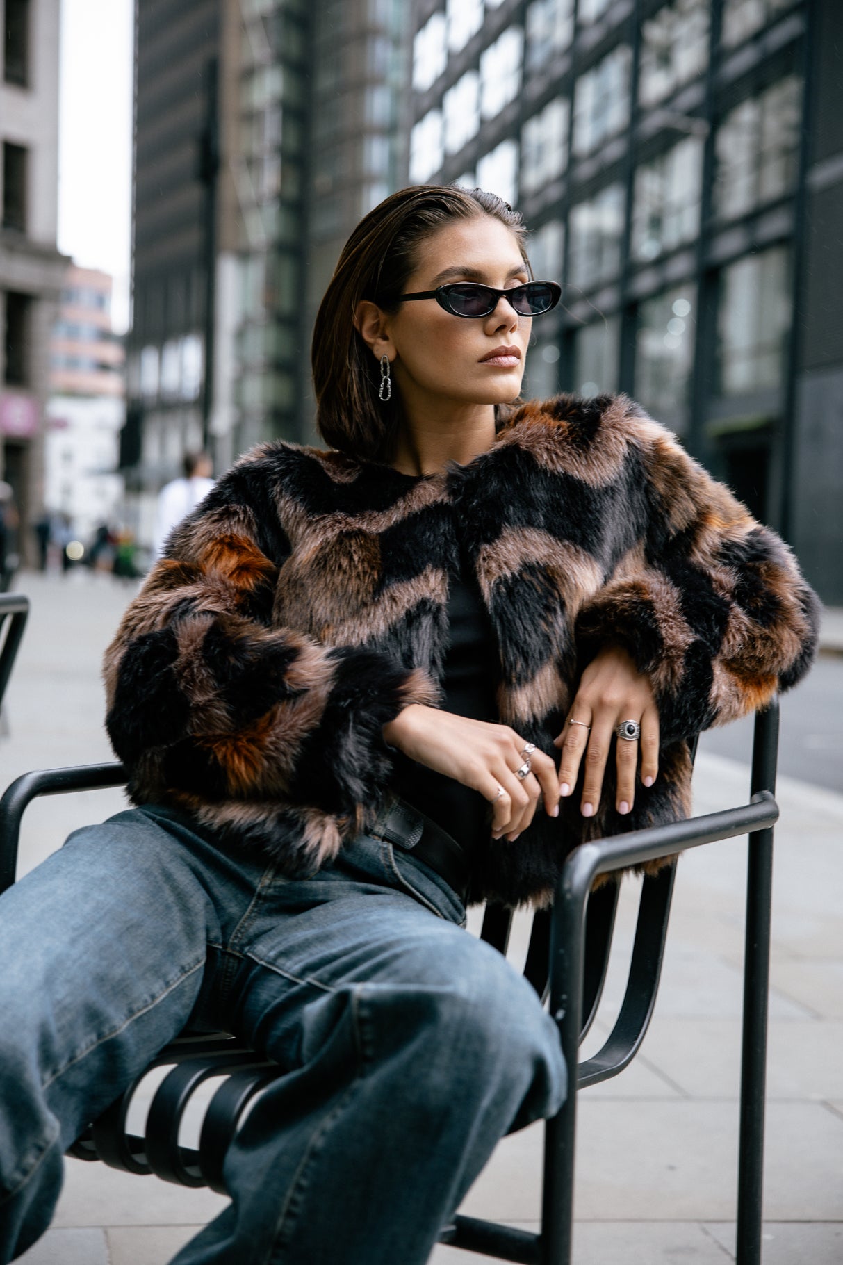 Veste en fourrure Femme Milani Fur original | Freeman T. Porter