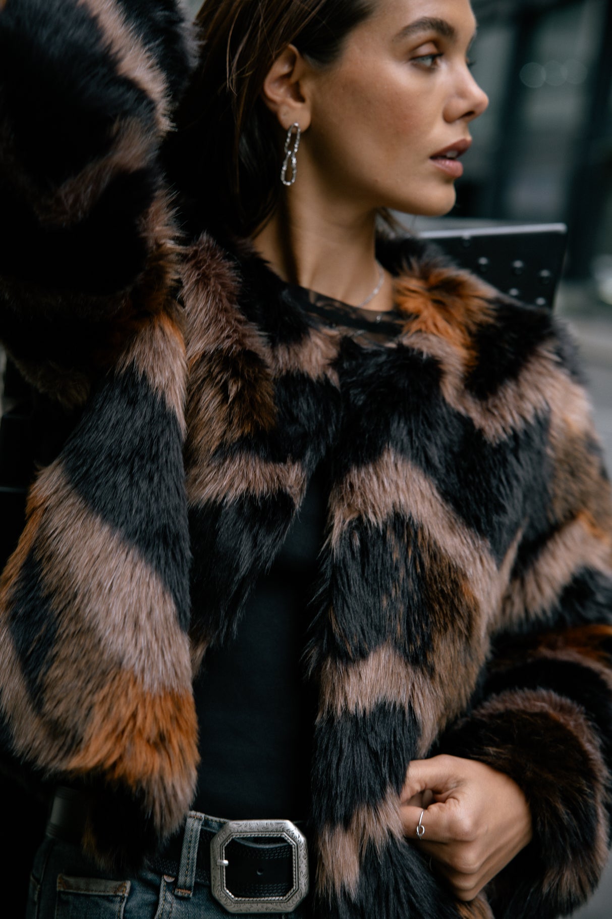 Veste en fourrure Femme Milani Fur original | Freeman T. Porter
