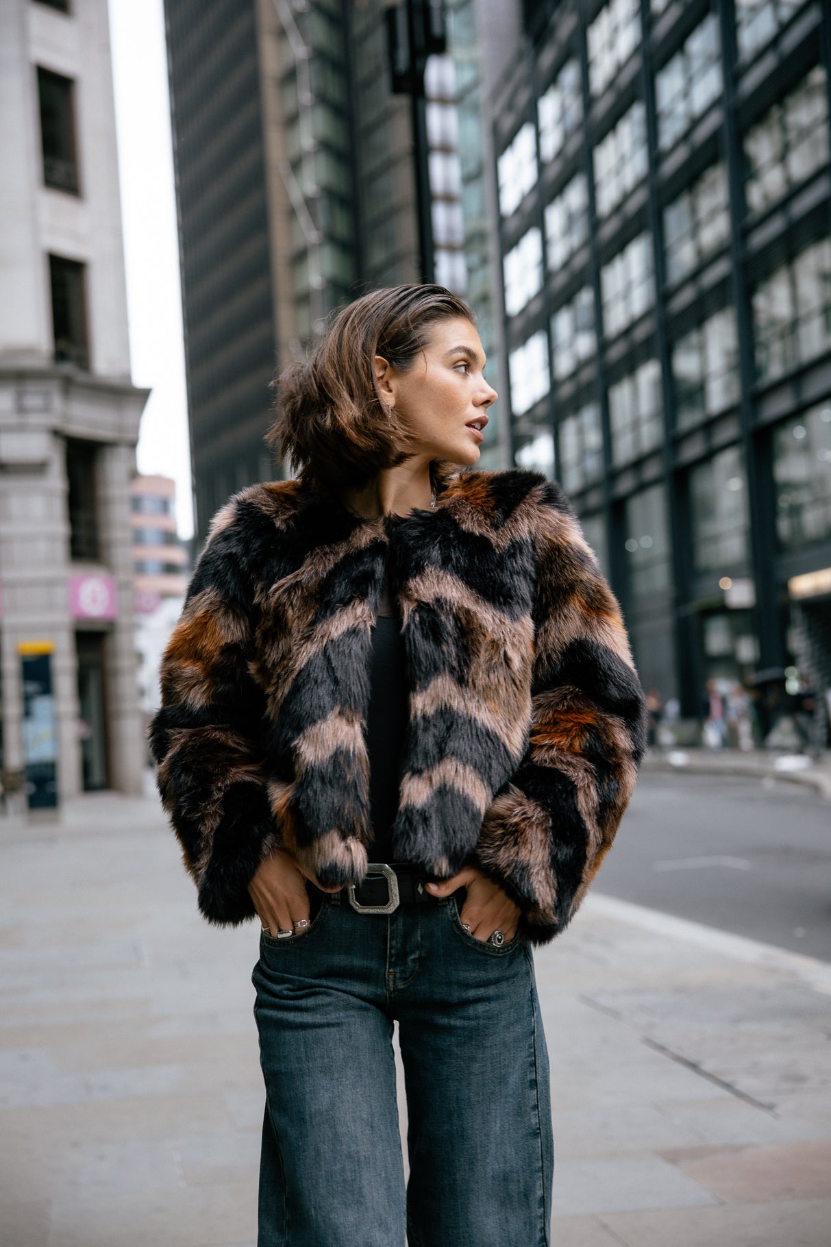 Veste en fourrure Femme Milani Fur original | Freeman T. Porter