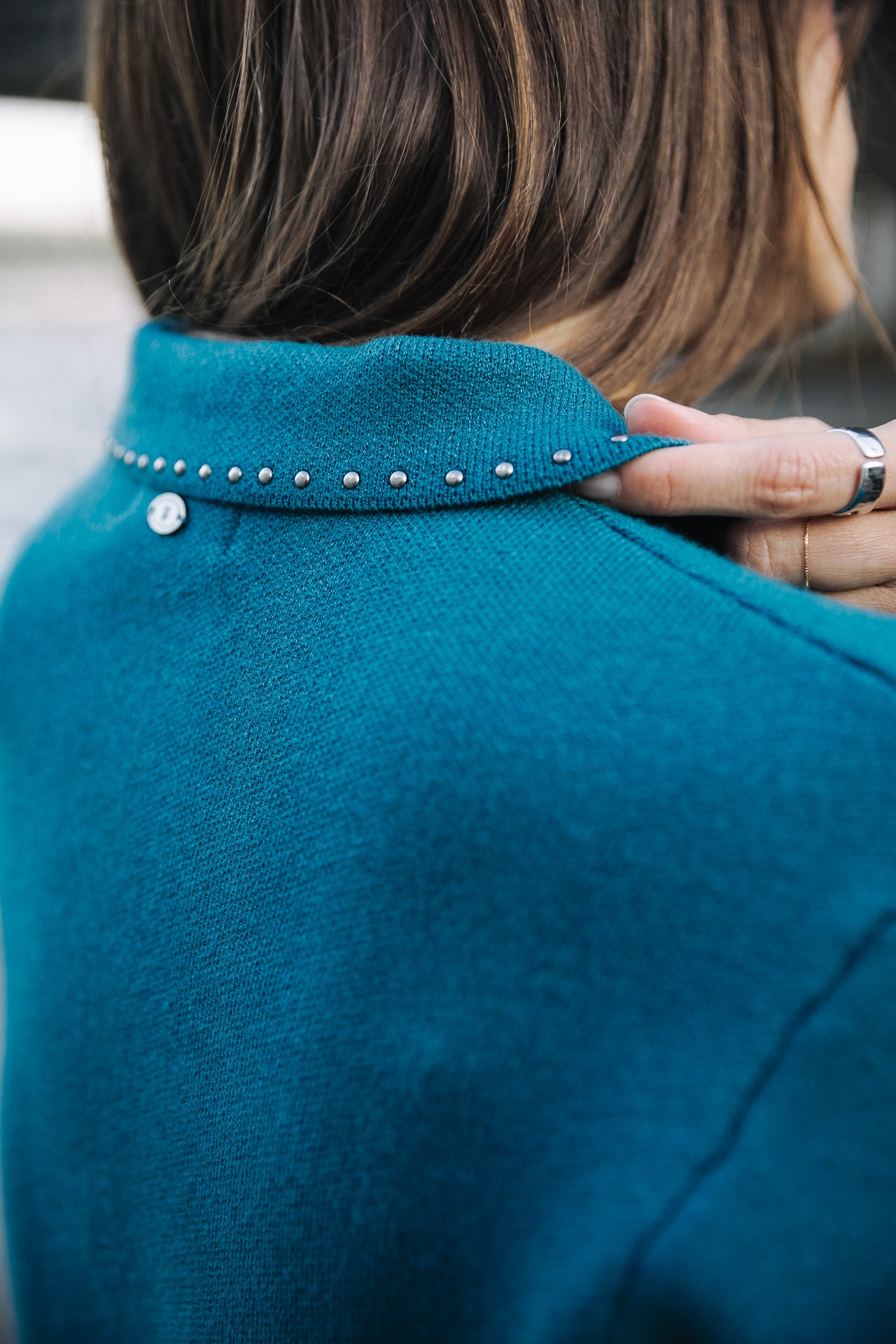 Gilet court Femme Gelane petrol | Freeman T. Porter