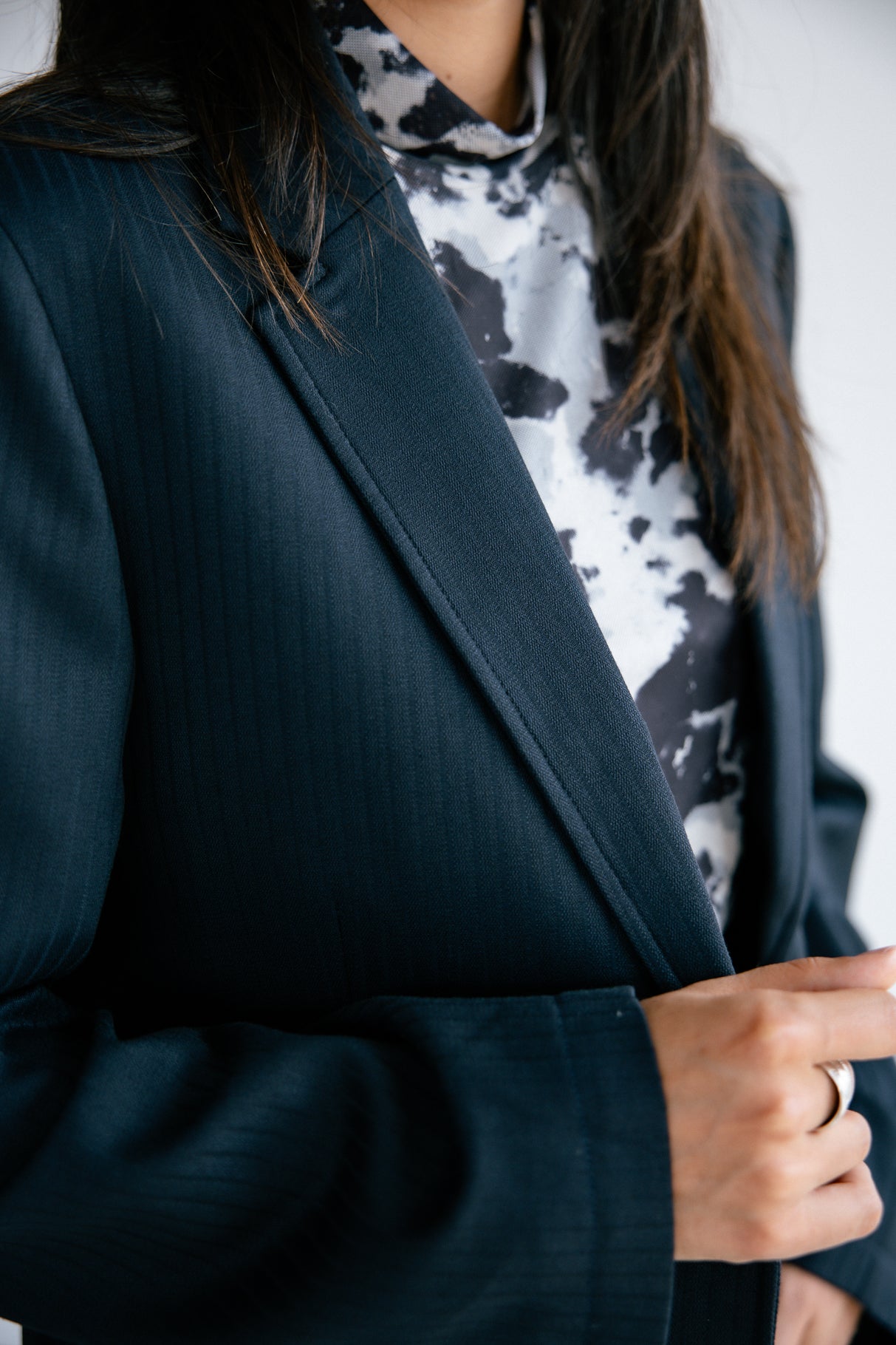 Veste de blazer oversize Femme Maria Crown navy | Freeman T. Porter