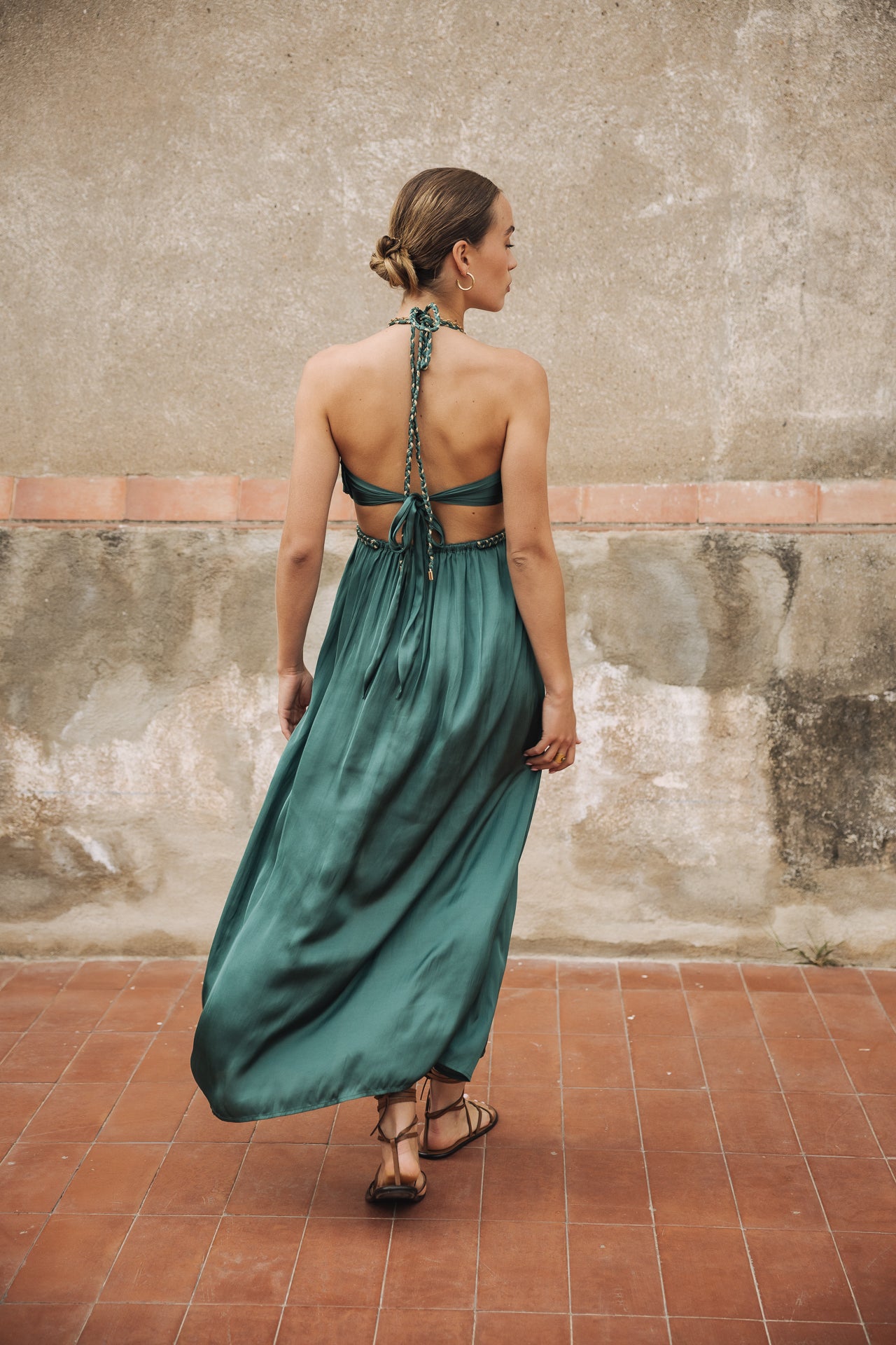 Robe longue Femme Rosange Plain thyme | Freeman T. Porter