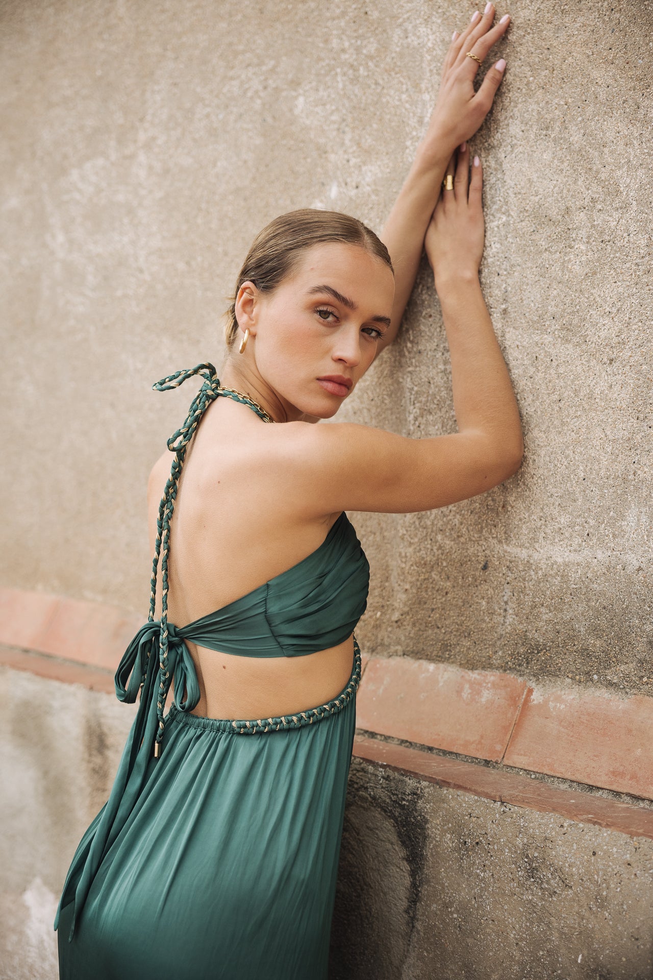 Robe longue Femme Rosange Plain thyme | Freeman T. Porter