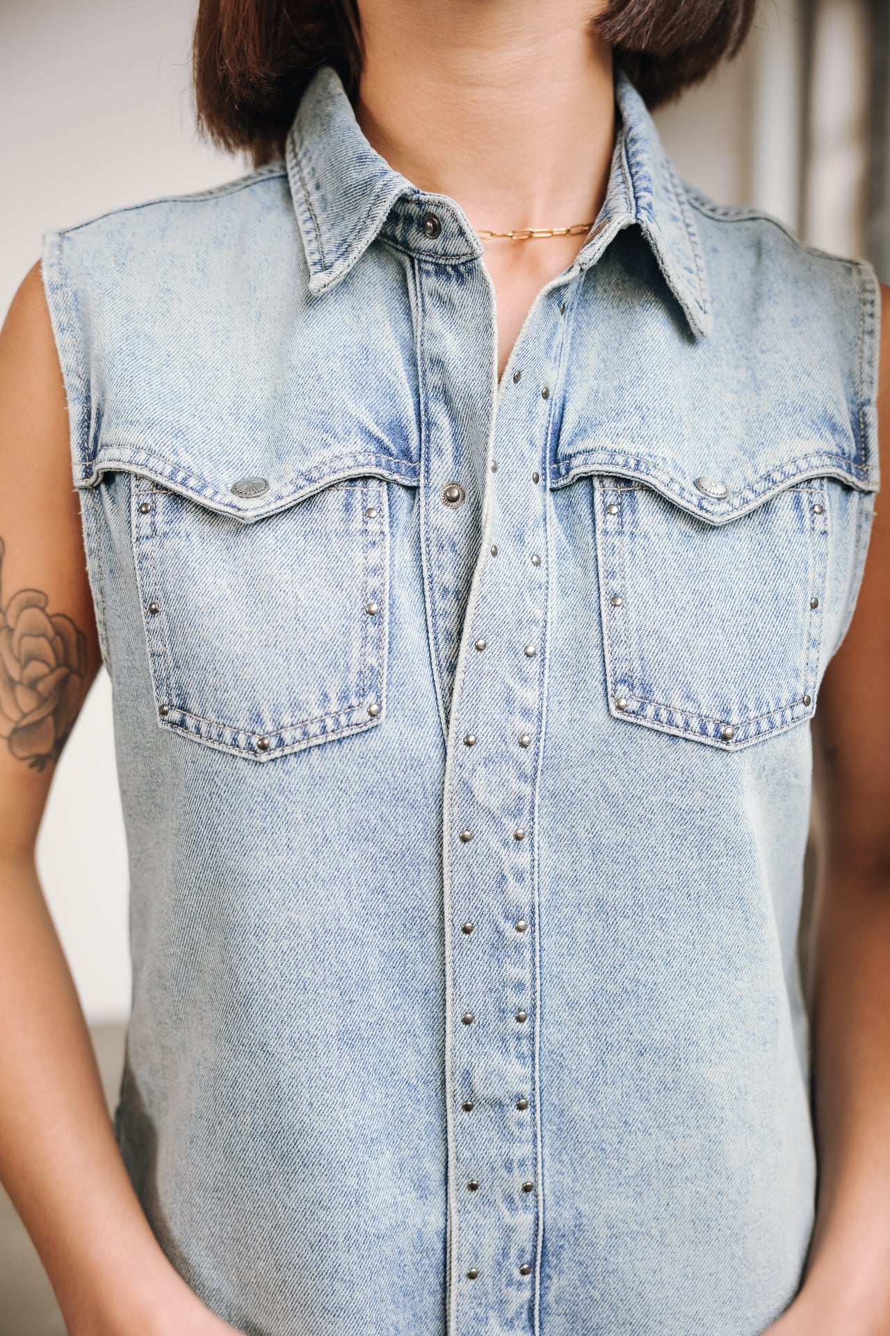 Vestido camisero Mujer Karina Denim jamaica | Freeman T. Porter