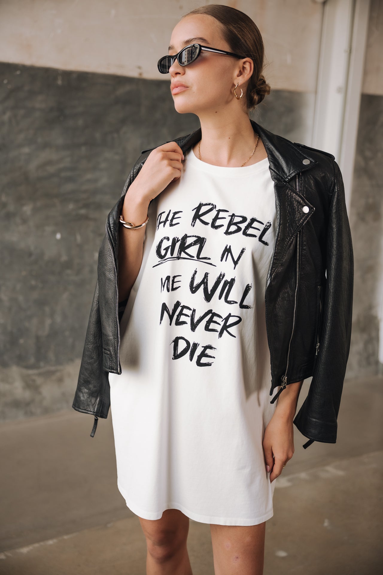Robe T-shirt Femme Ralls Never Die white | Freeman T. Porter