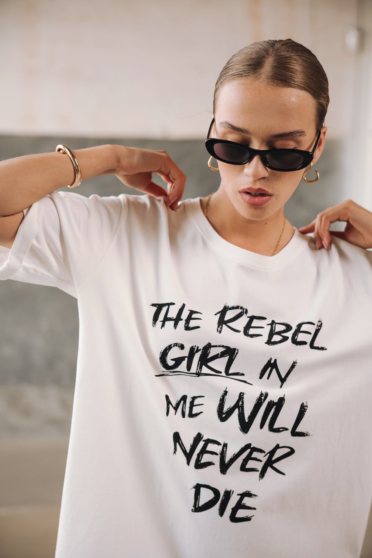 Robe T-shirt Femme Ralls Never Die white | Freeman T. Porter