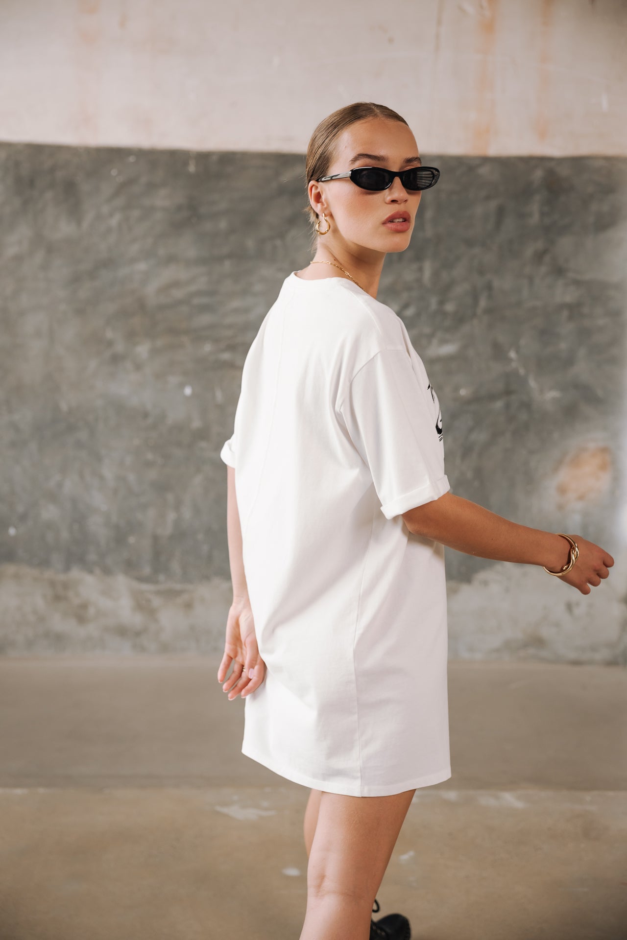 Robe T-shirt Femme Ralls Never Die white | Freeman T. Porter